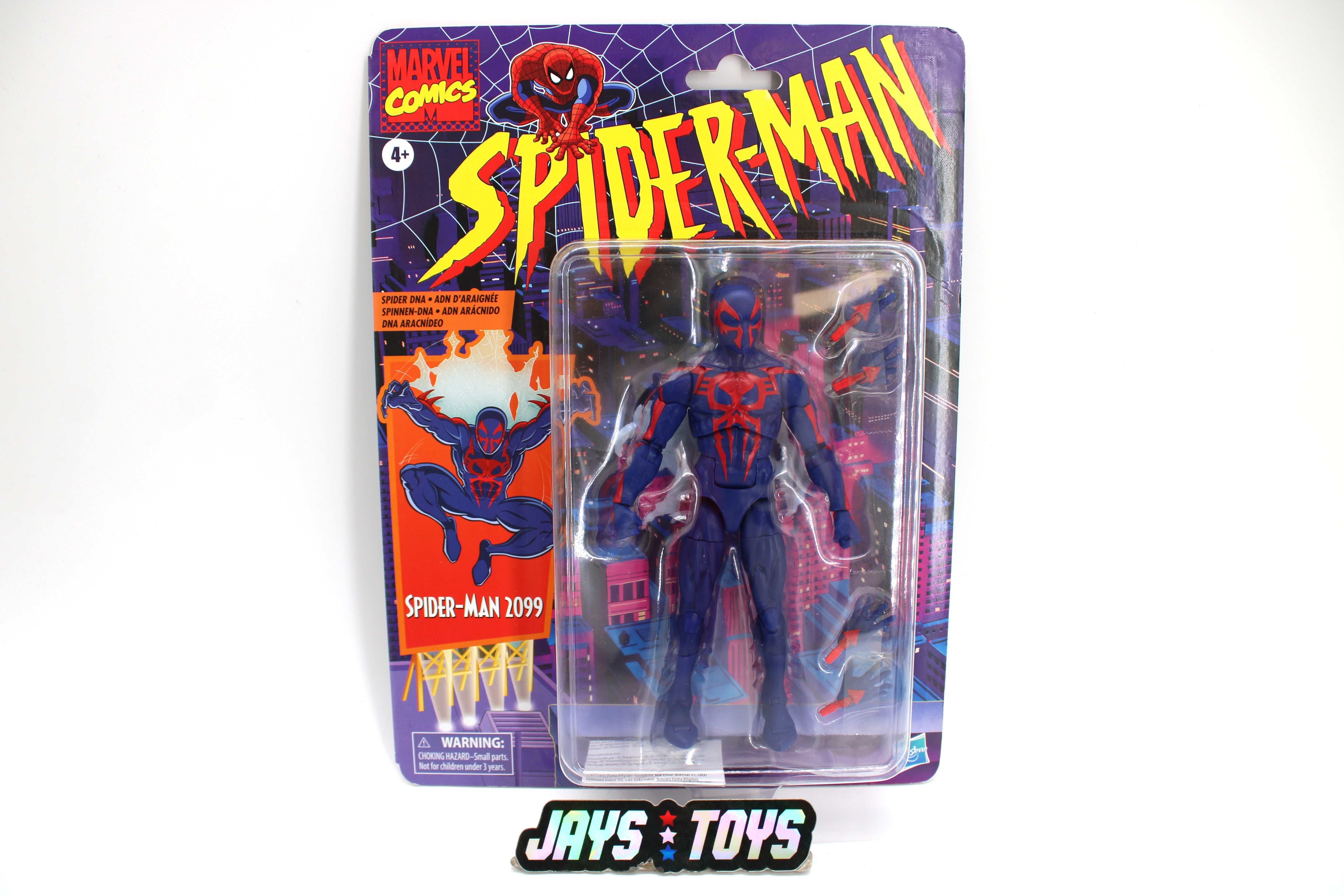 Spider-Man 2099 Marvel Legends Retro Carded 6-Inch Figure — Card Front