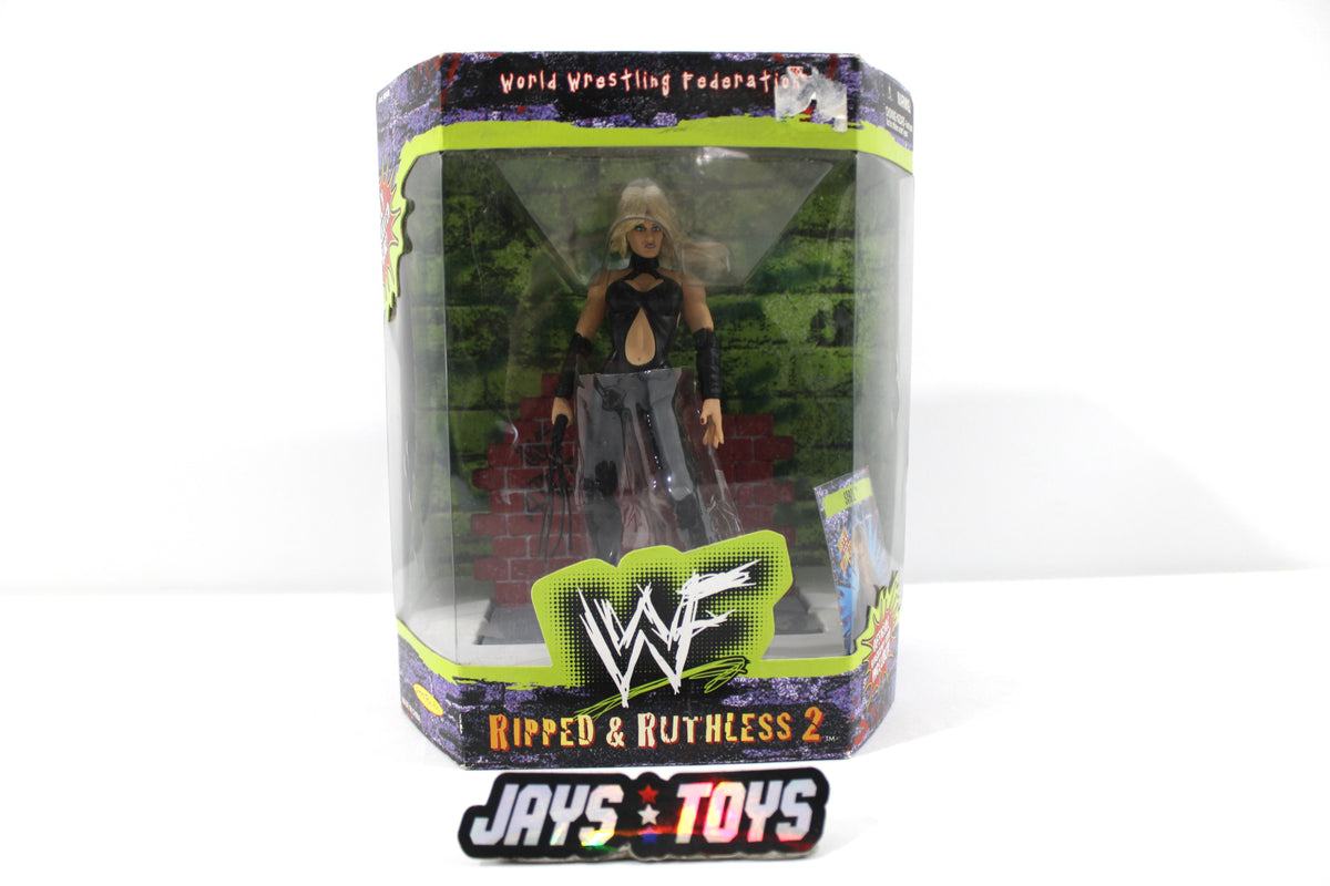 Sable WWF Ripped & Ruthless 2 1998 Jakks Pacific 7-Inch Figure — Box Front View