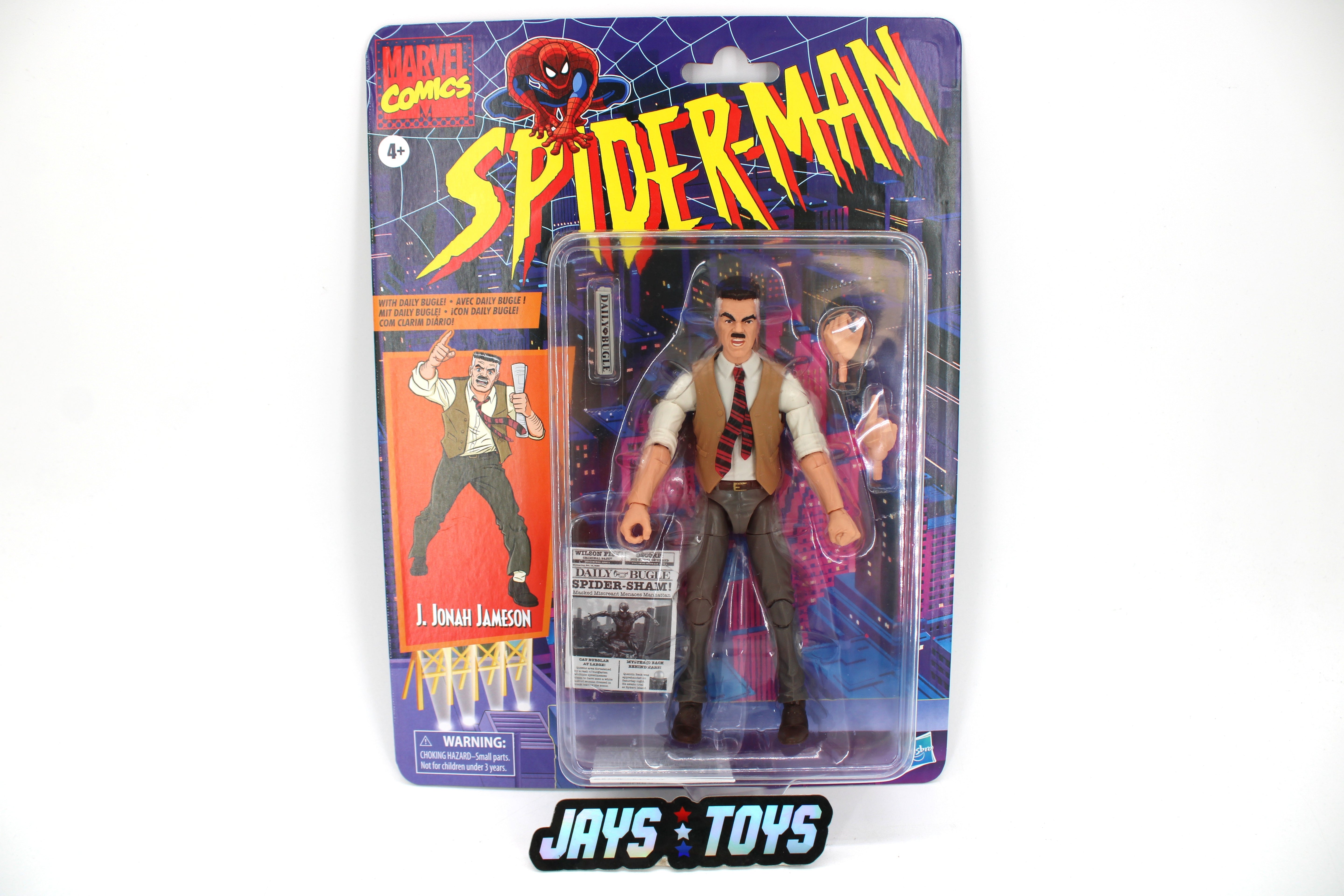 J. Jonah Jameson Marvel Legends Retro Collection 6-Inch Figure — Card Front