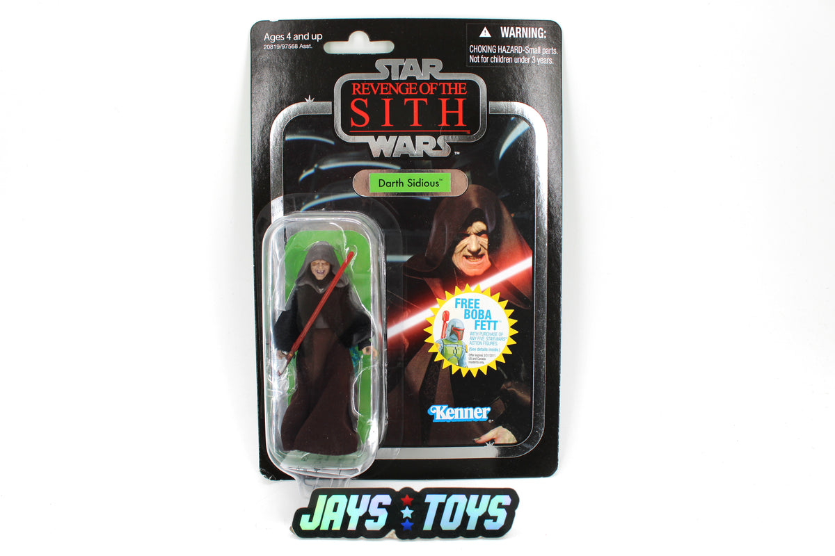Darth Sidious Vintage Collection VC12 Star Wars Figure — Card Front