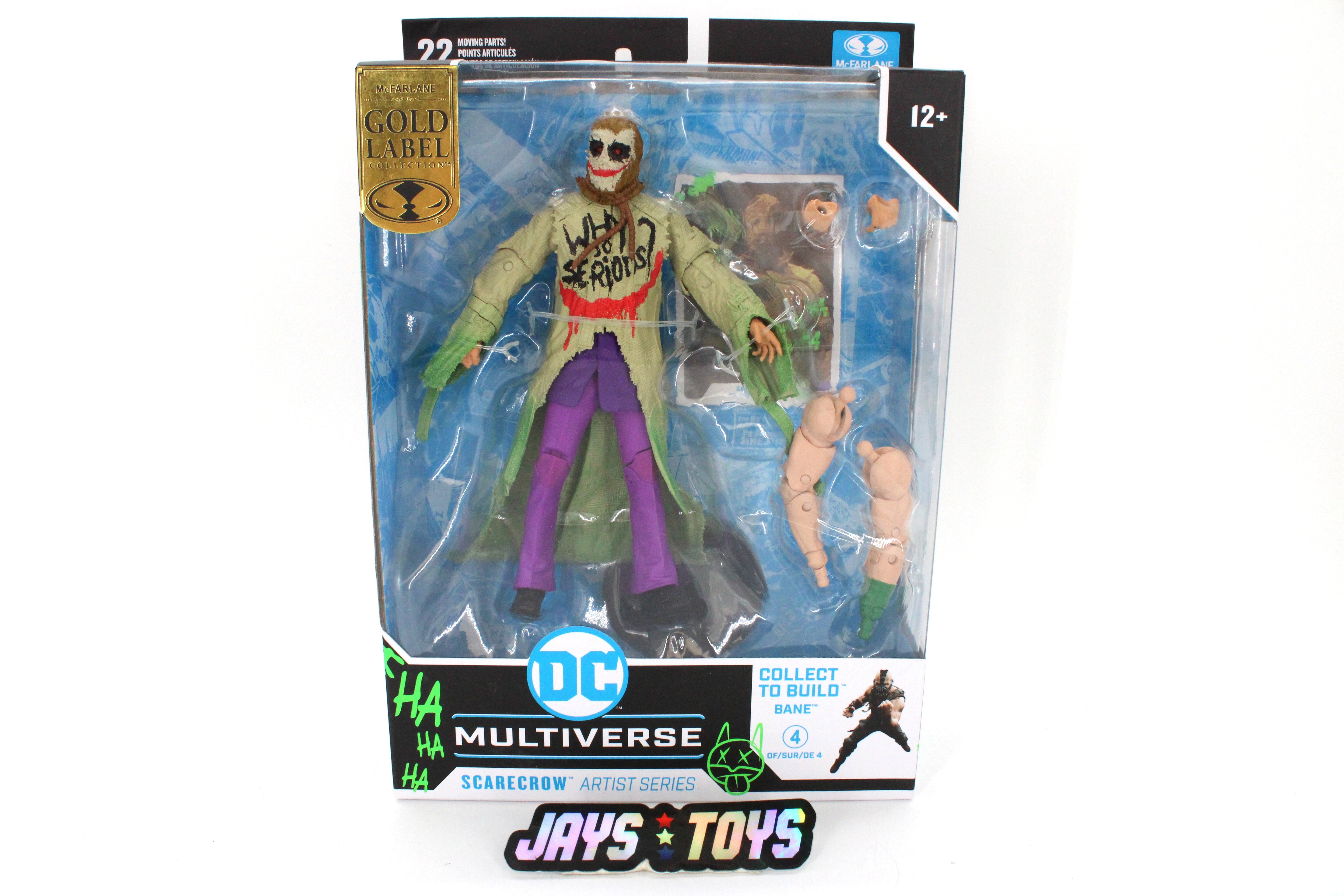 Scarecrow DC Multiverse Gold Label Artist Series Dark Knight Rises — Package Front View
