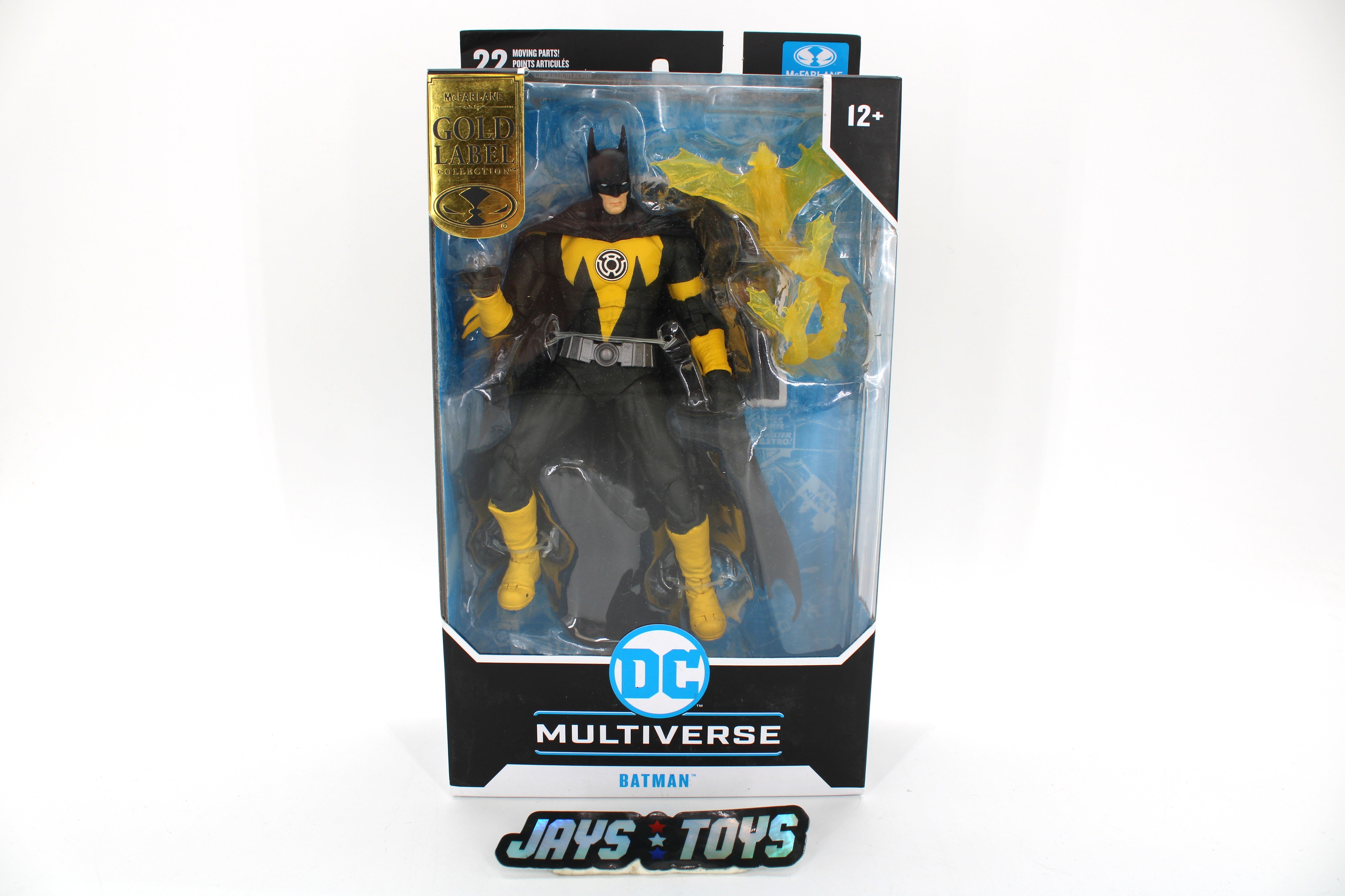Batman Sinestro Corps DC Multiverse Gold Label Figure — Card Front