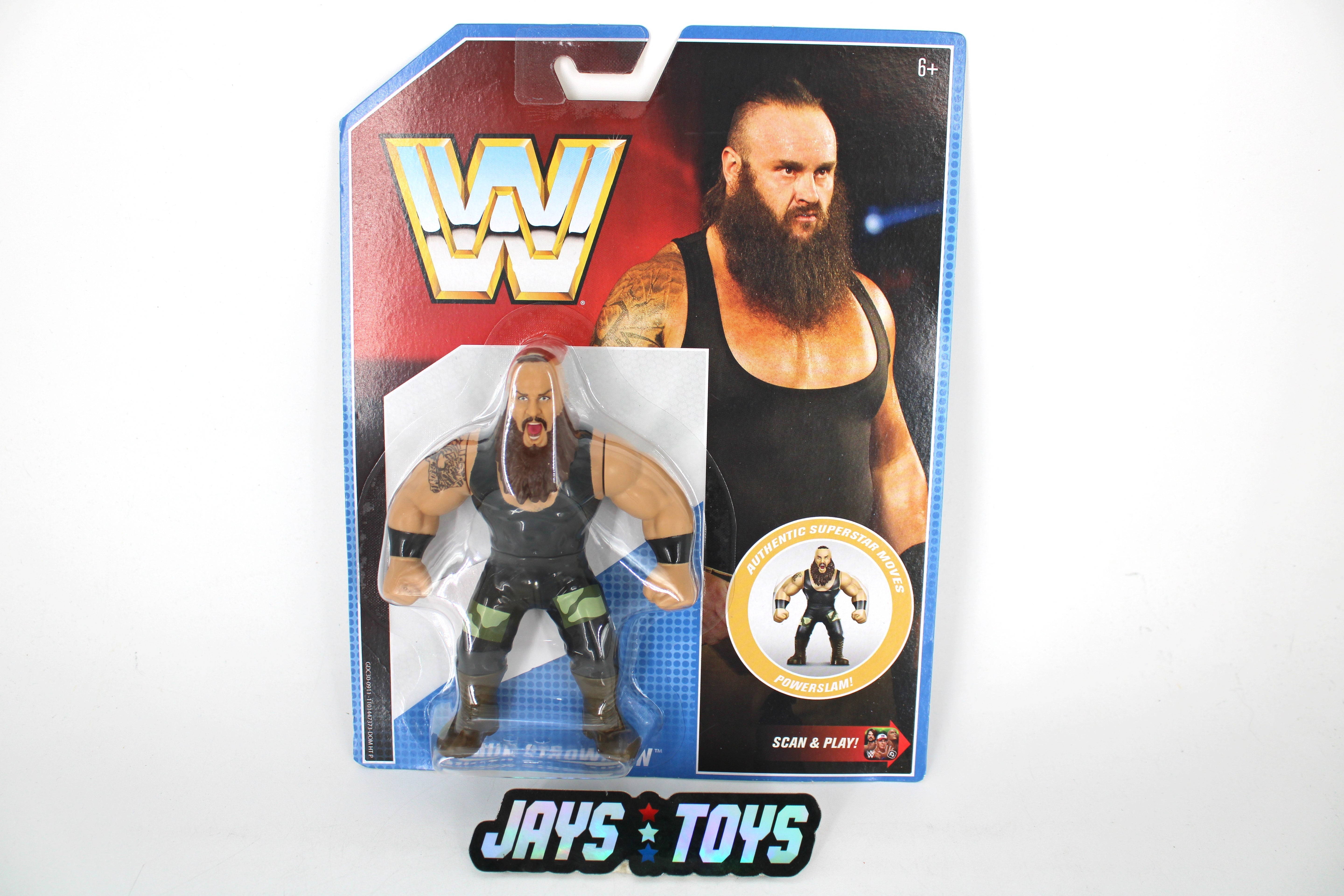 Braun Strowman Mattel WWE Retro Series 2018 Figure — Card Front