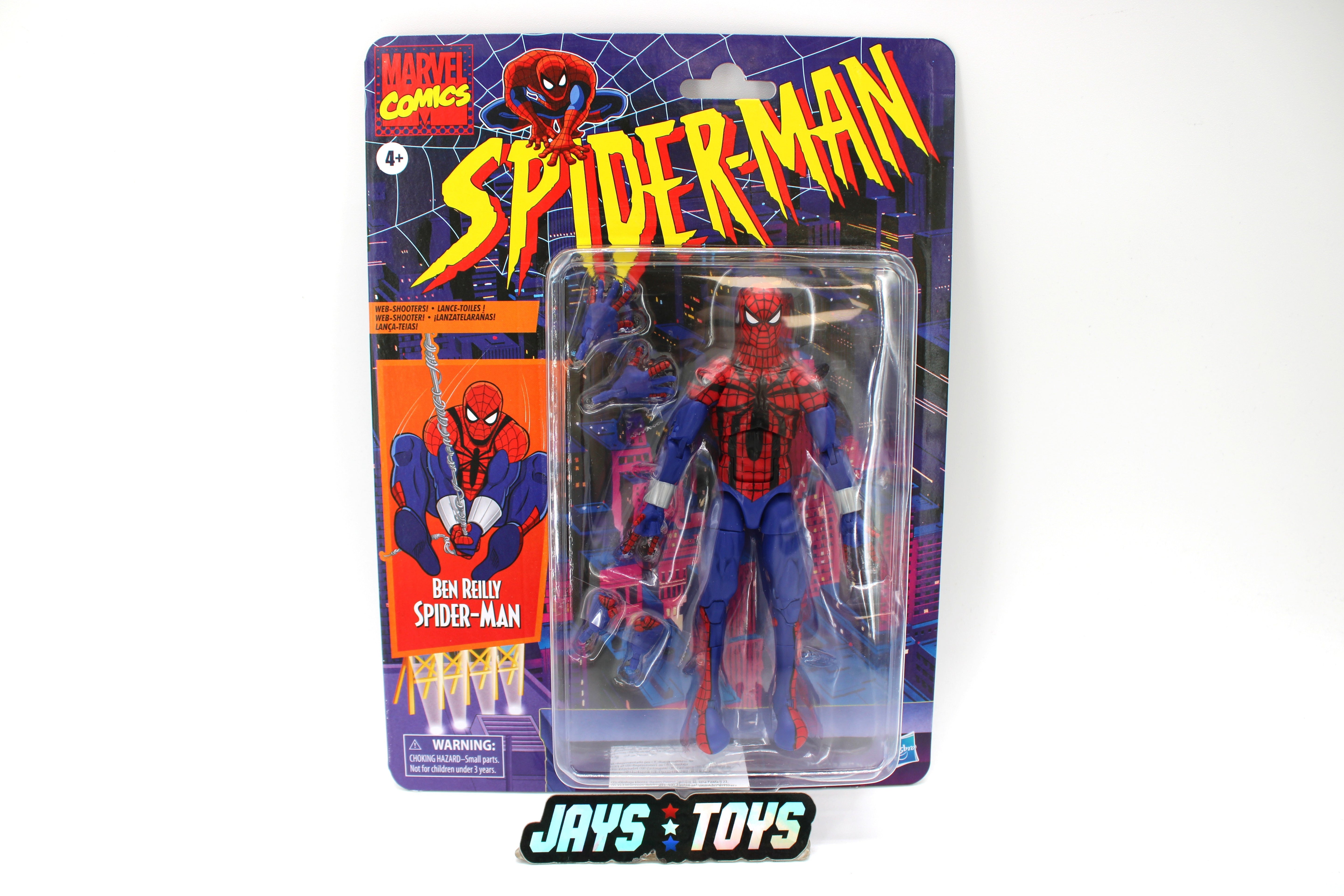 Ben Reilly Spider-Man Marvel Legends Retro 6-Inch Figure — Card Front