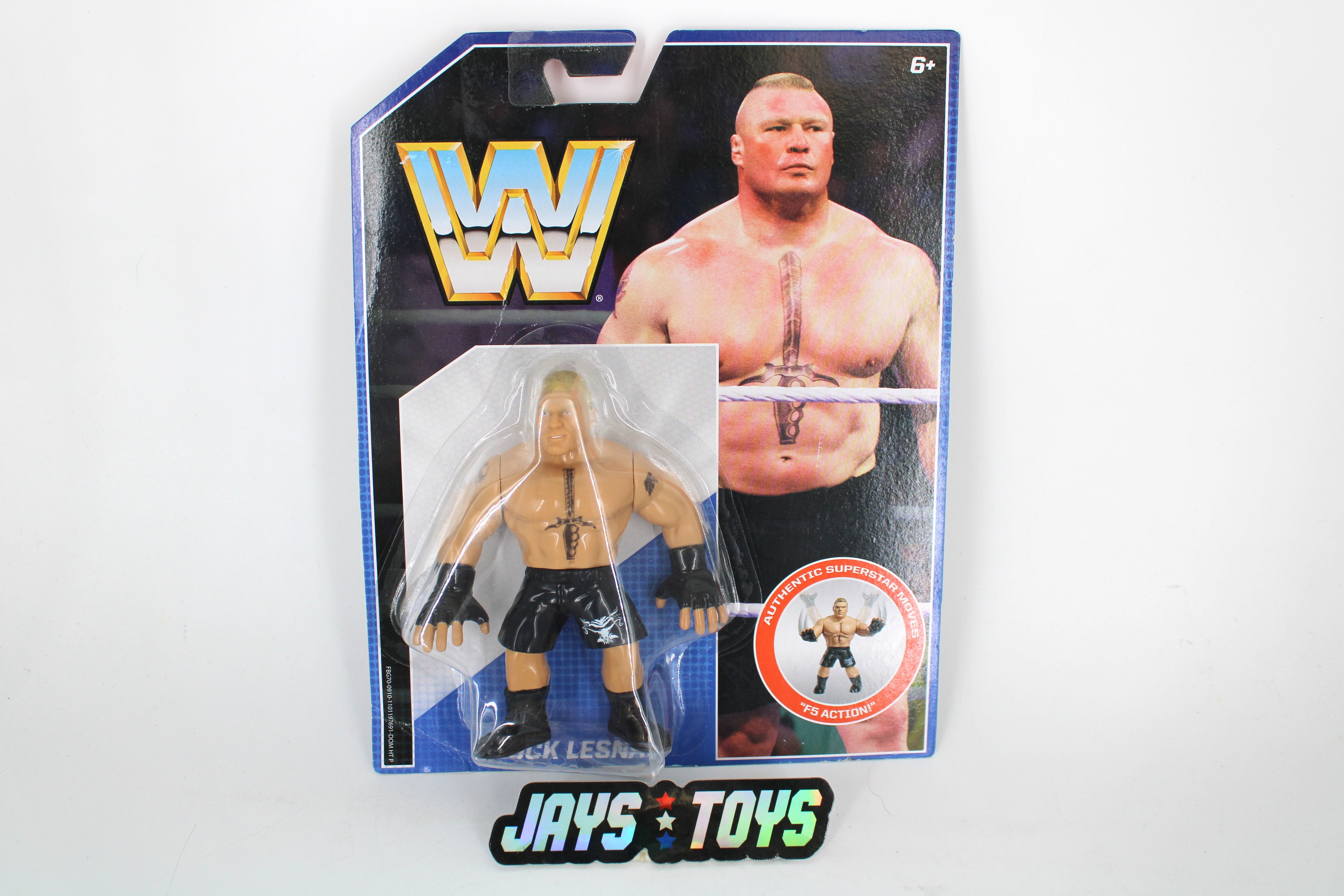 Brock Lesnar WWE Retro 2016 Figure — Card Front View