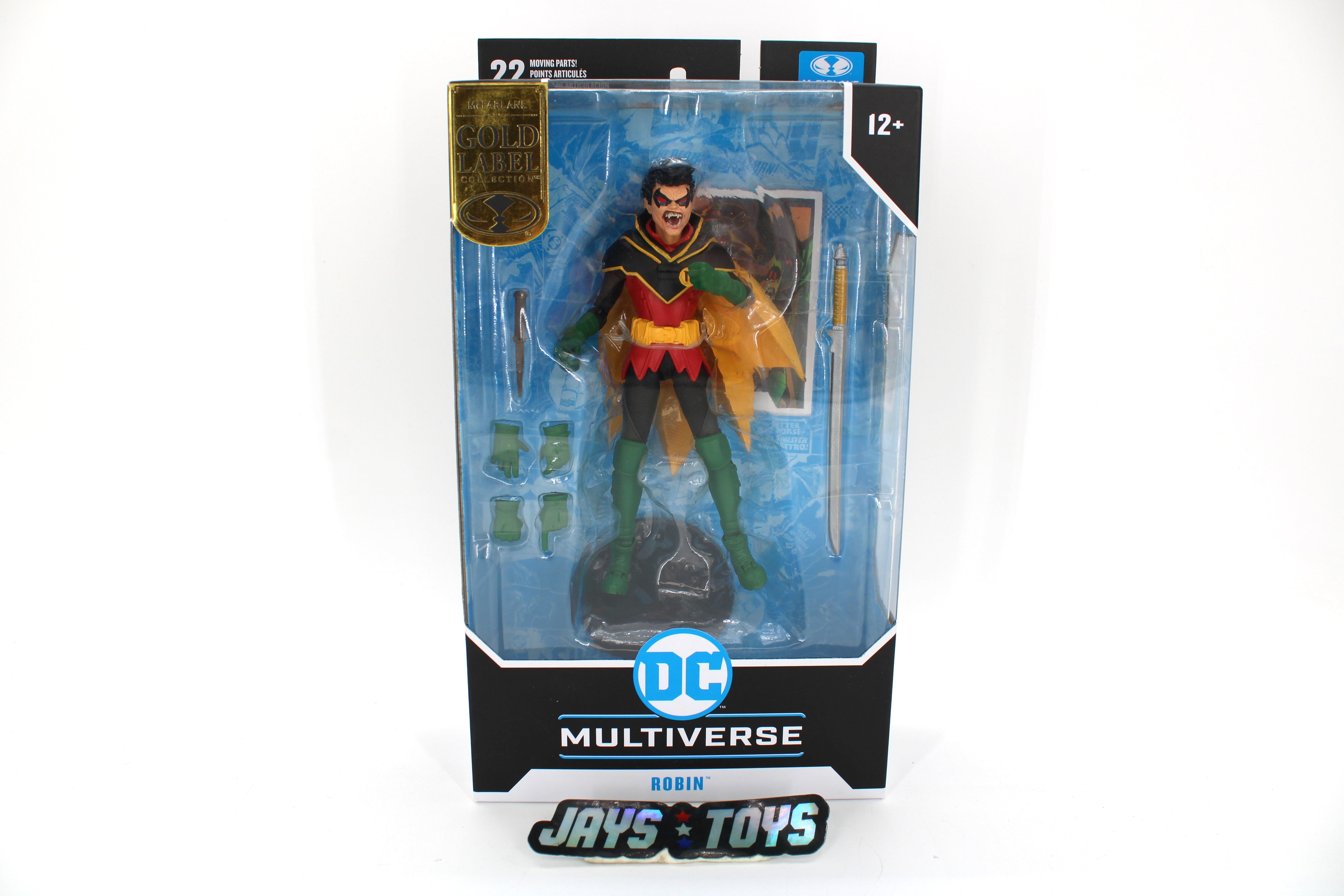Robin DC vs. Vampires DC Multiverse Gold Label Figure — Package Front View