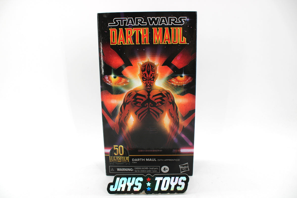 Darth Maul Sith Apprentice Black Series Lucasfilm 50th Anniversary — Box Front