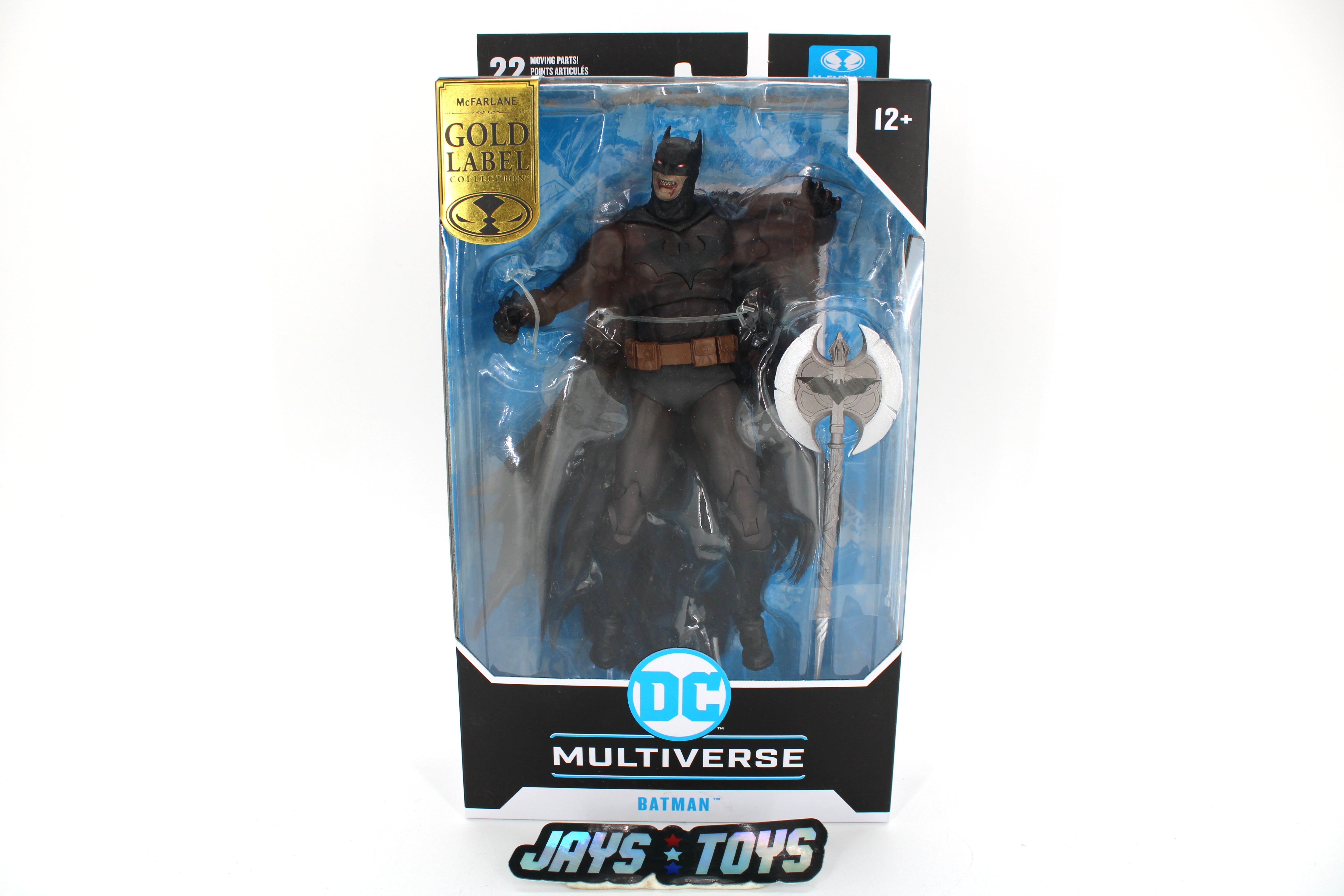 Batman DC vs Vampires DC Multiverse Gold Label 7-Inch Figure — Card Front with Gold Label Emblem