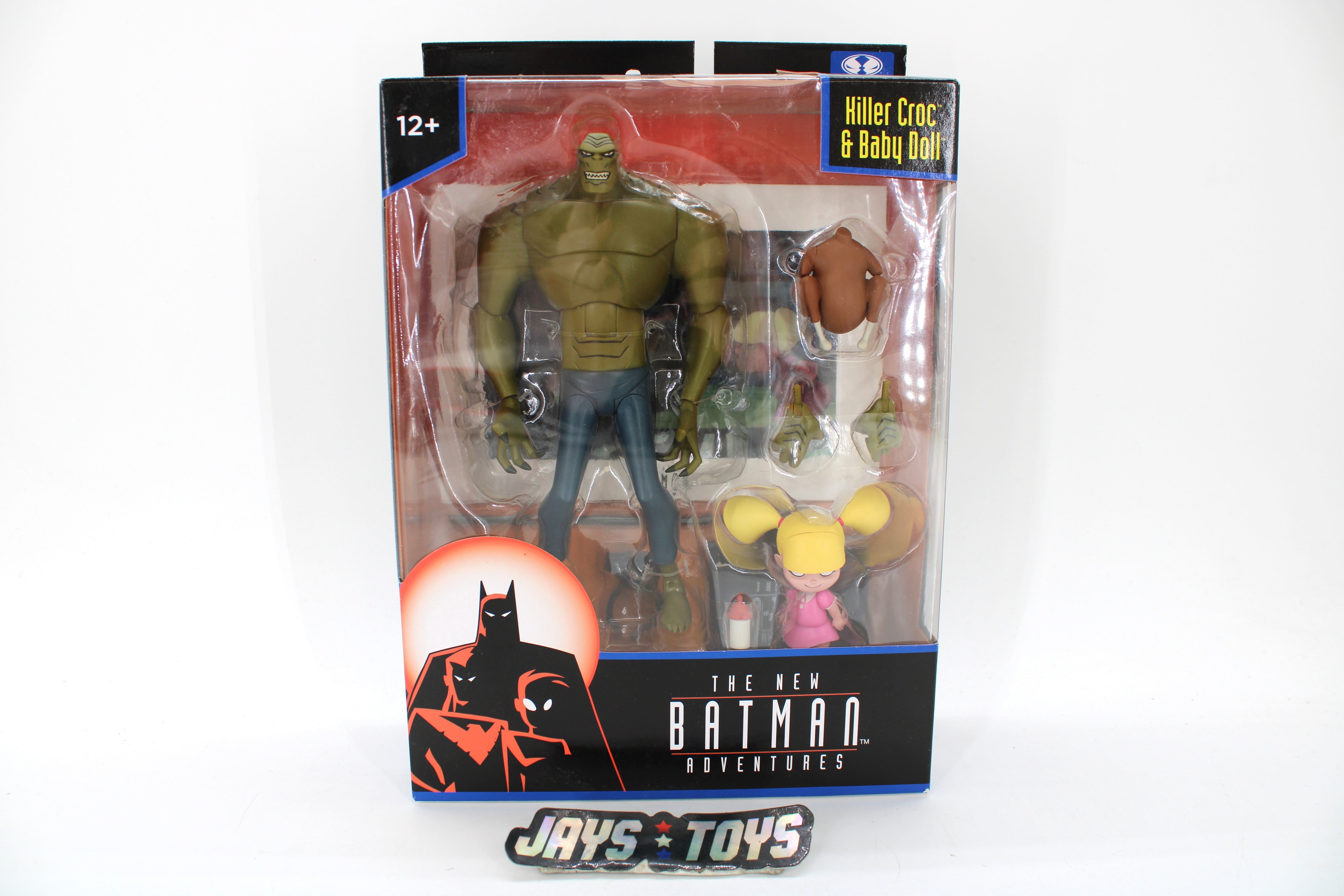 Killer Croc Baby Doll New Batman Adventures DC Direct Two-Pack — Box Front View