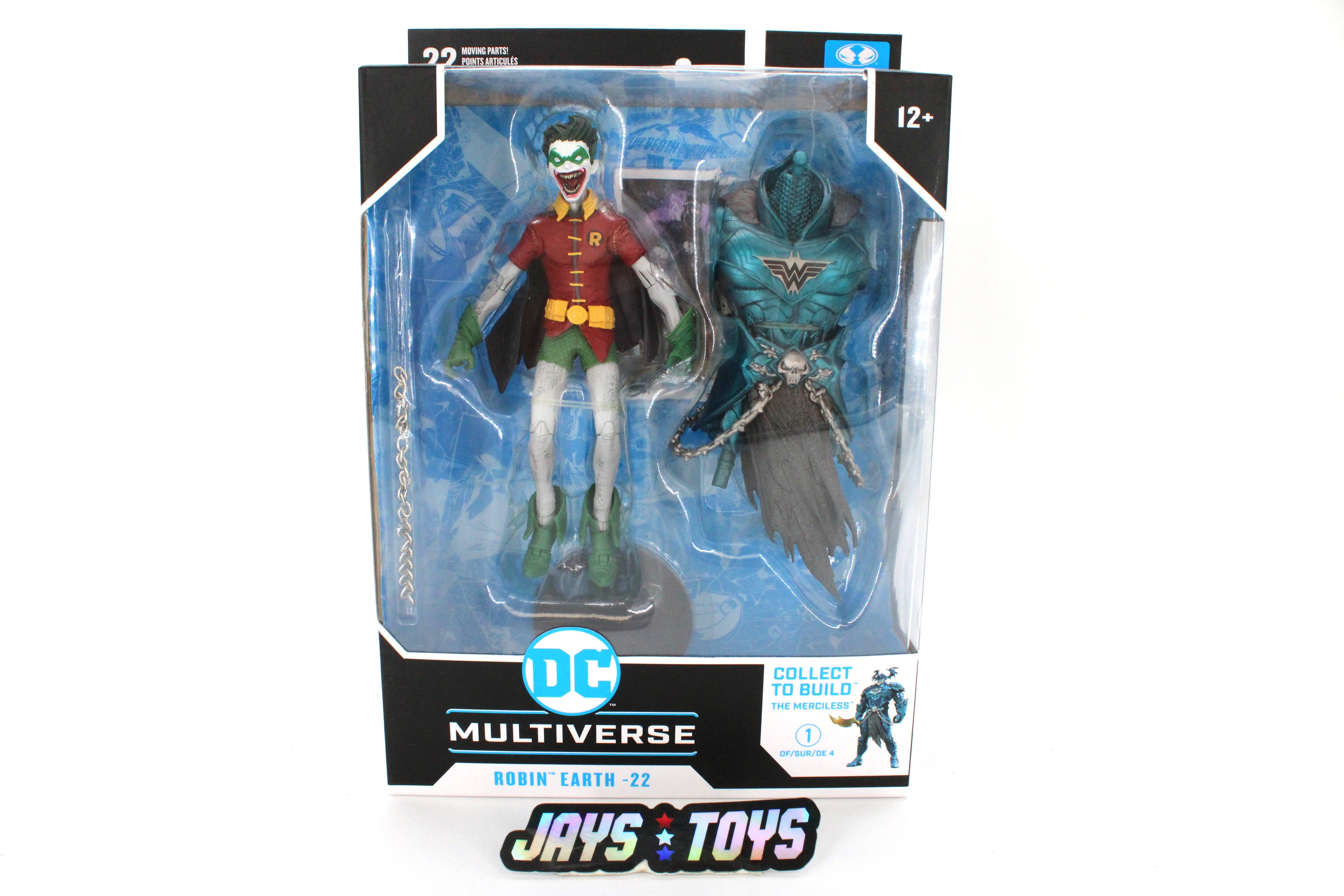 Robin Earth -22 DC Multiverse Dark Nights Metal Figure — Card Front View