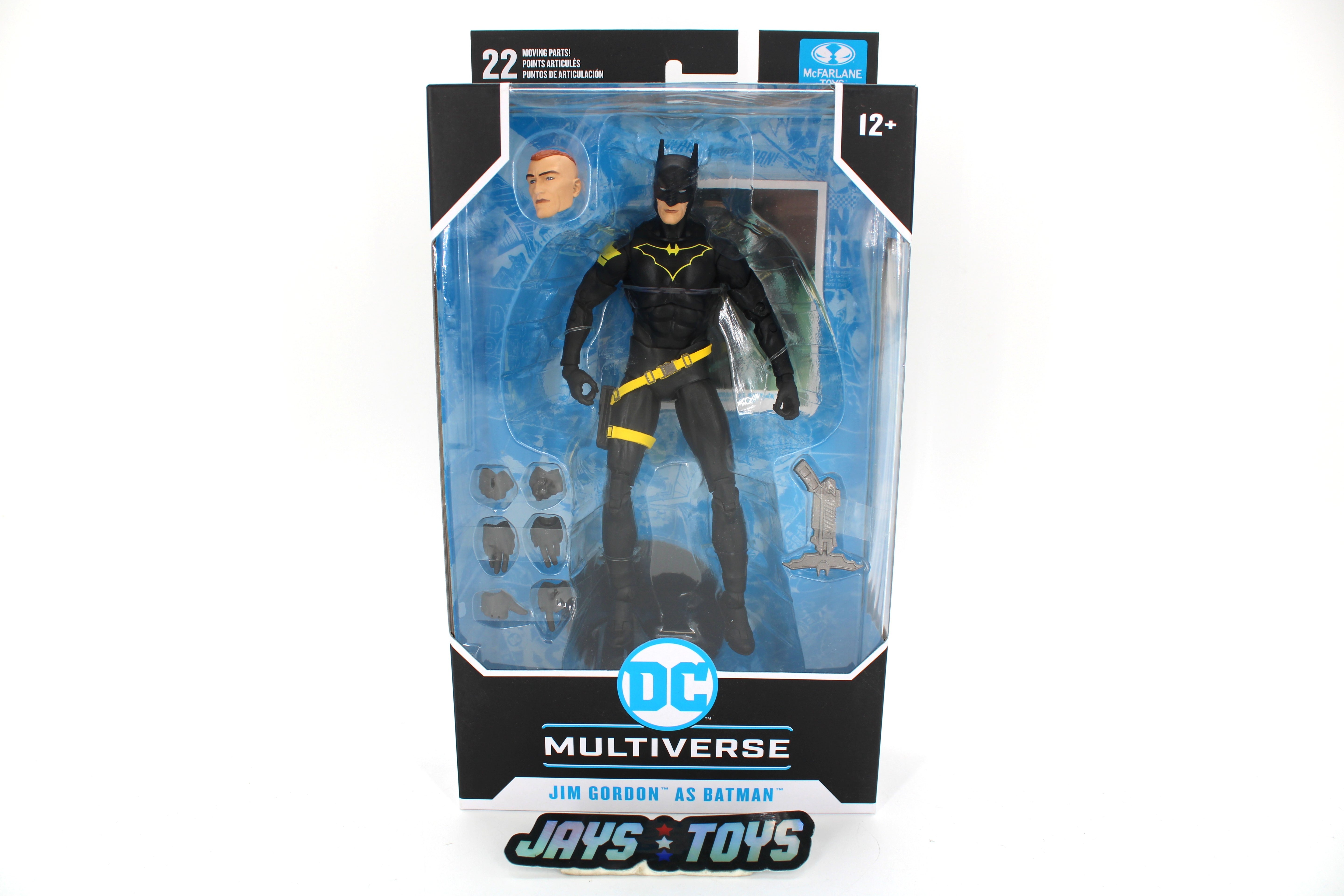 Jim Gordon as Batman DC Multiverse 7-Inch Figure — Card Front View