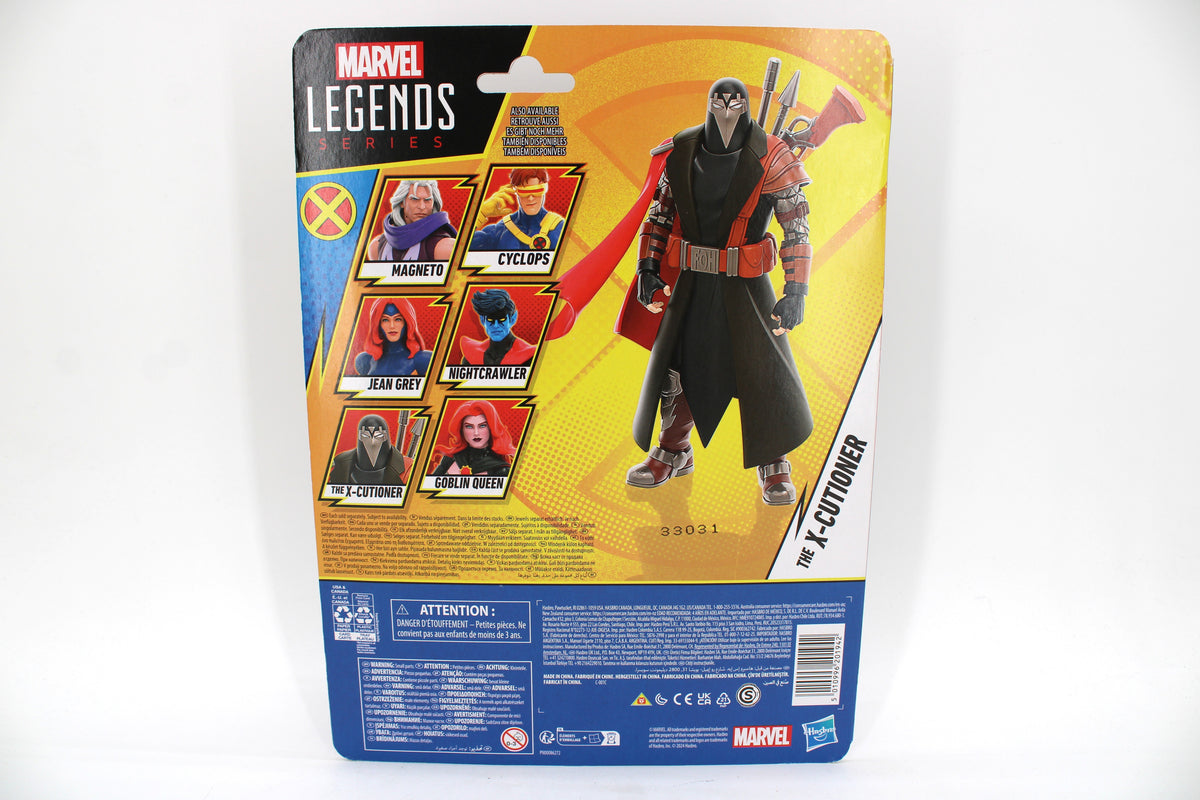 X-Cutioner Marvel Legends X-Men '97 Retro Cardback Figure — Card Back
