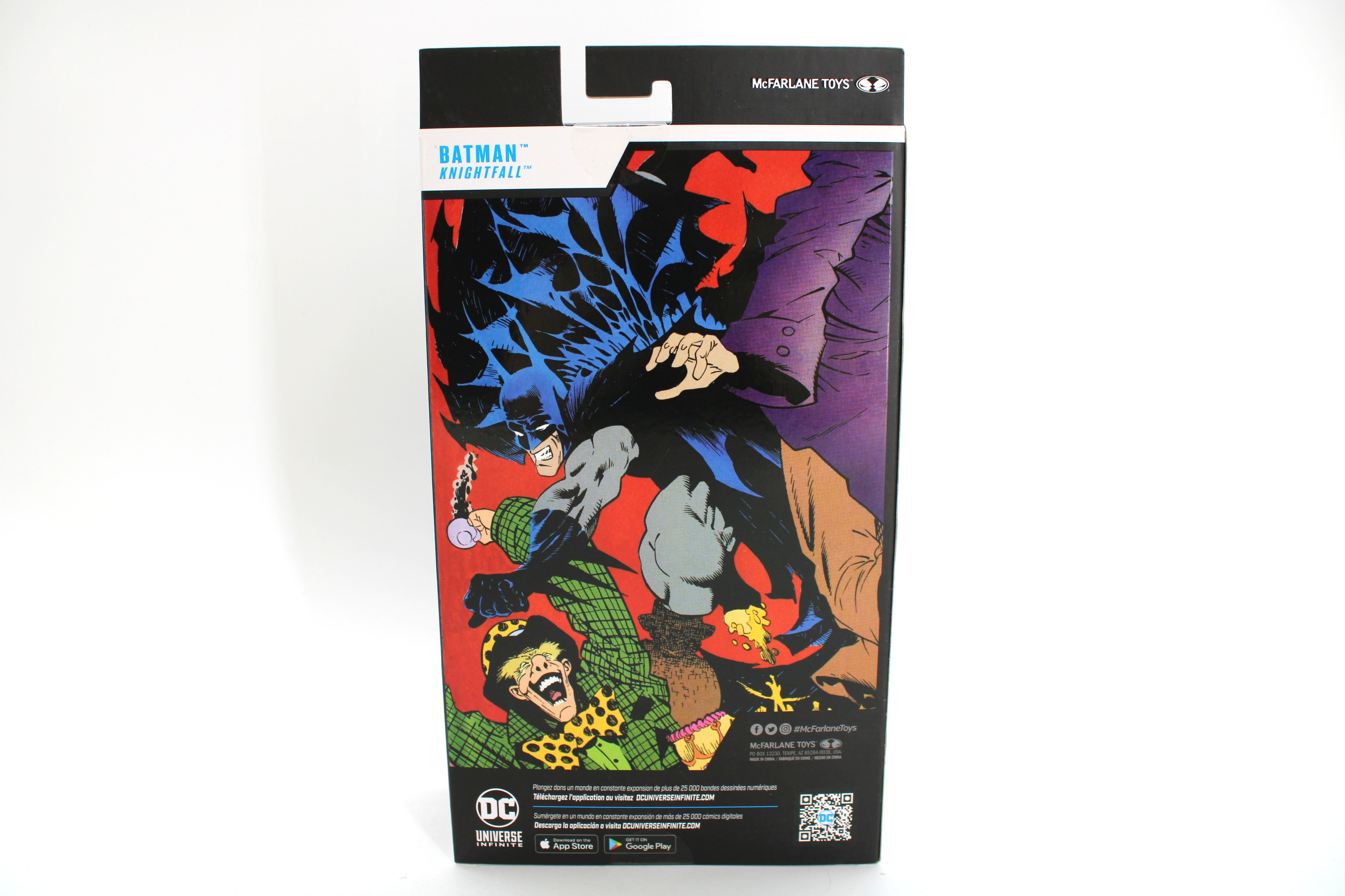Batman Knightfall DC Multiverse Figure — Card Back