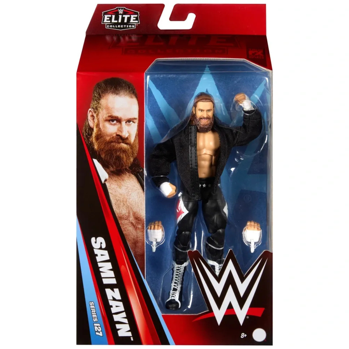Sami Zayn WWE Elite Series 127 6-Inch Figure — Package Front View