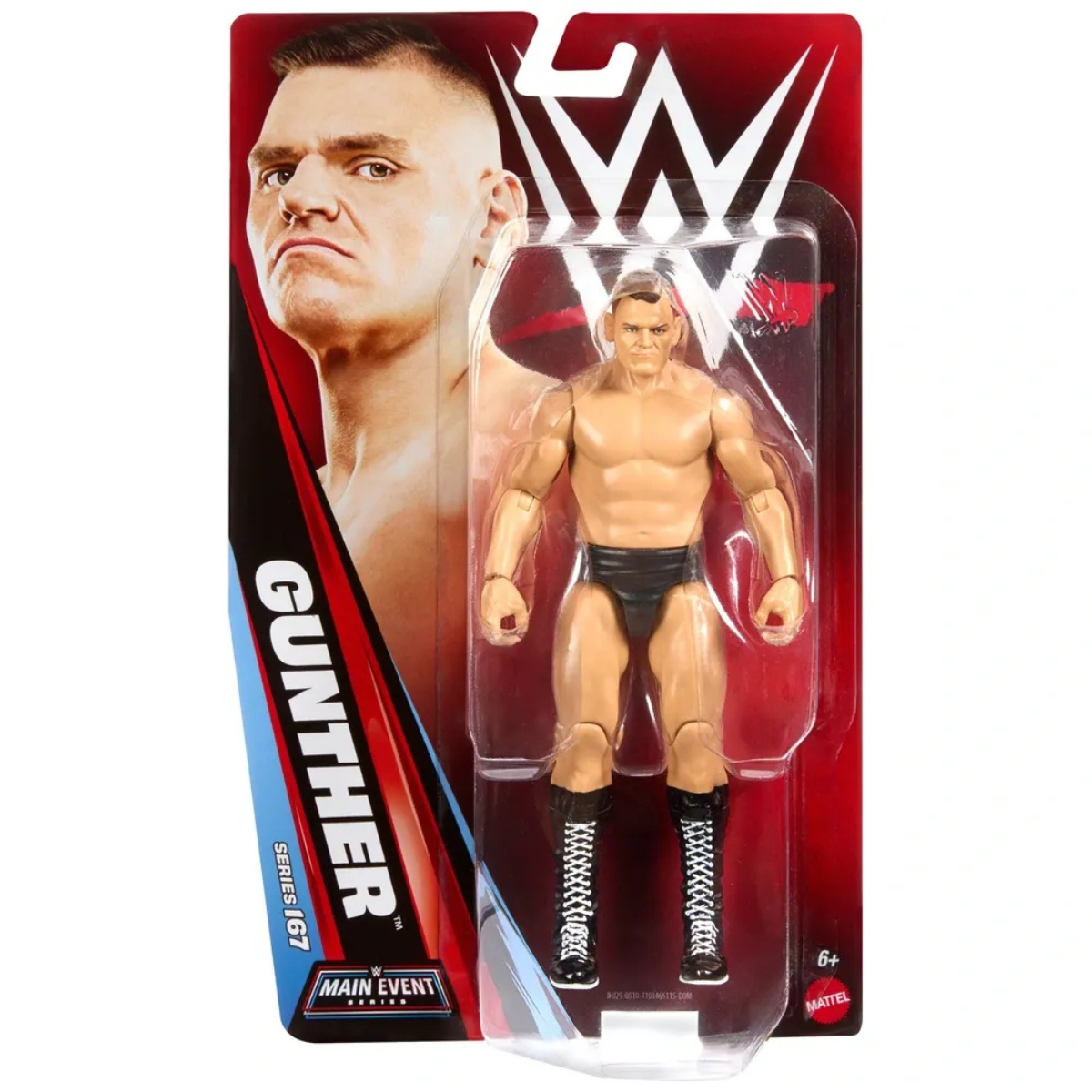 Gunther WWE Main Event Series 167 6-Inch Figure — Package Front View