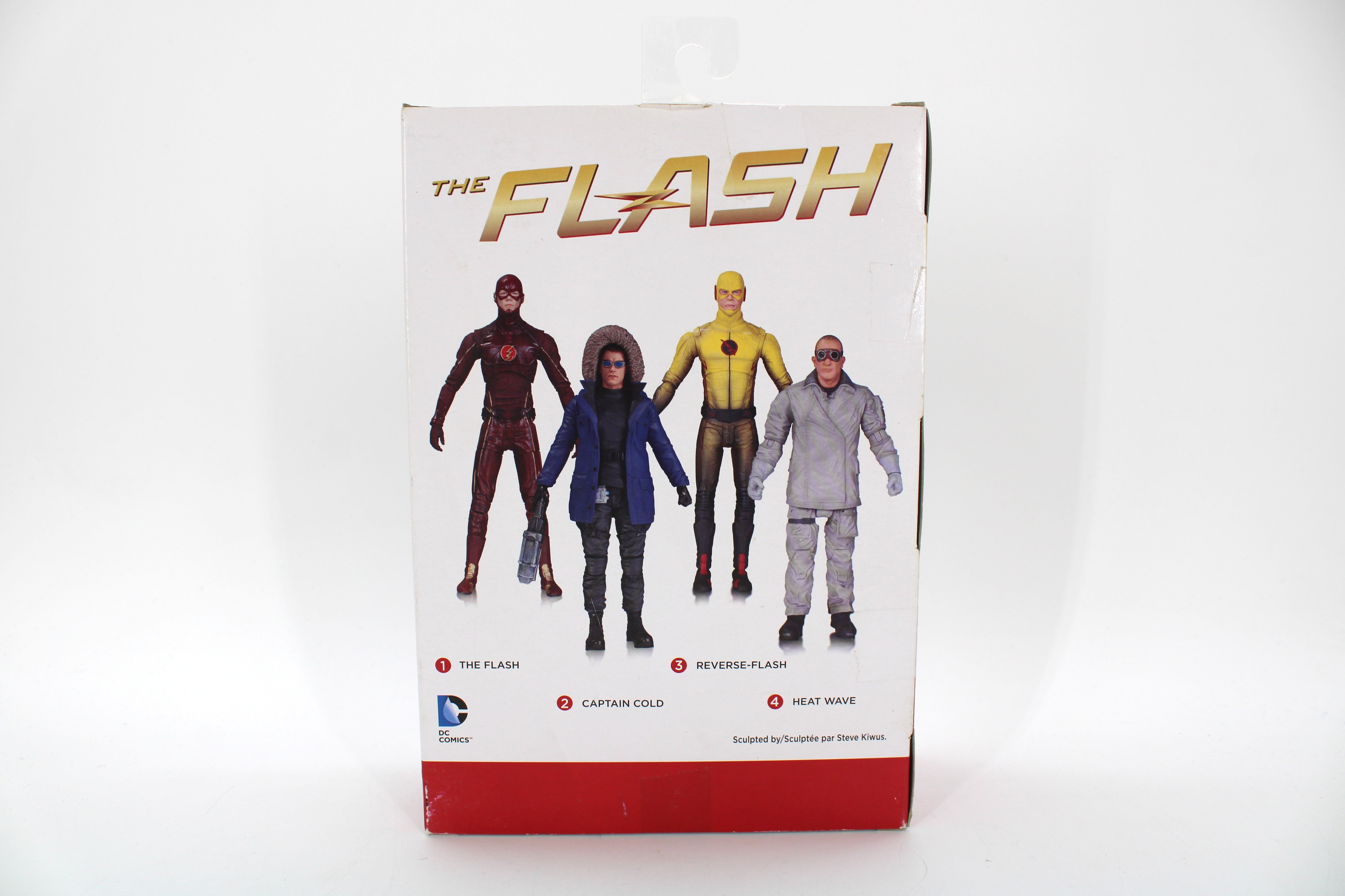 Reverse-Flash Flash TV DC Collectibles 7-Inch Figure — Box Back with Full Wave Lineup