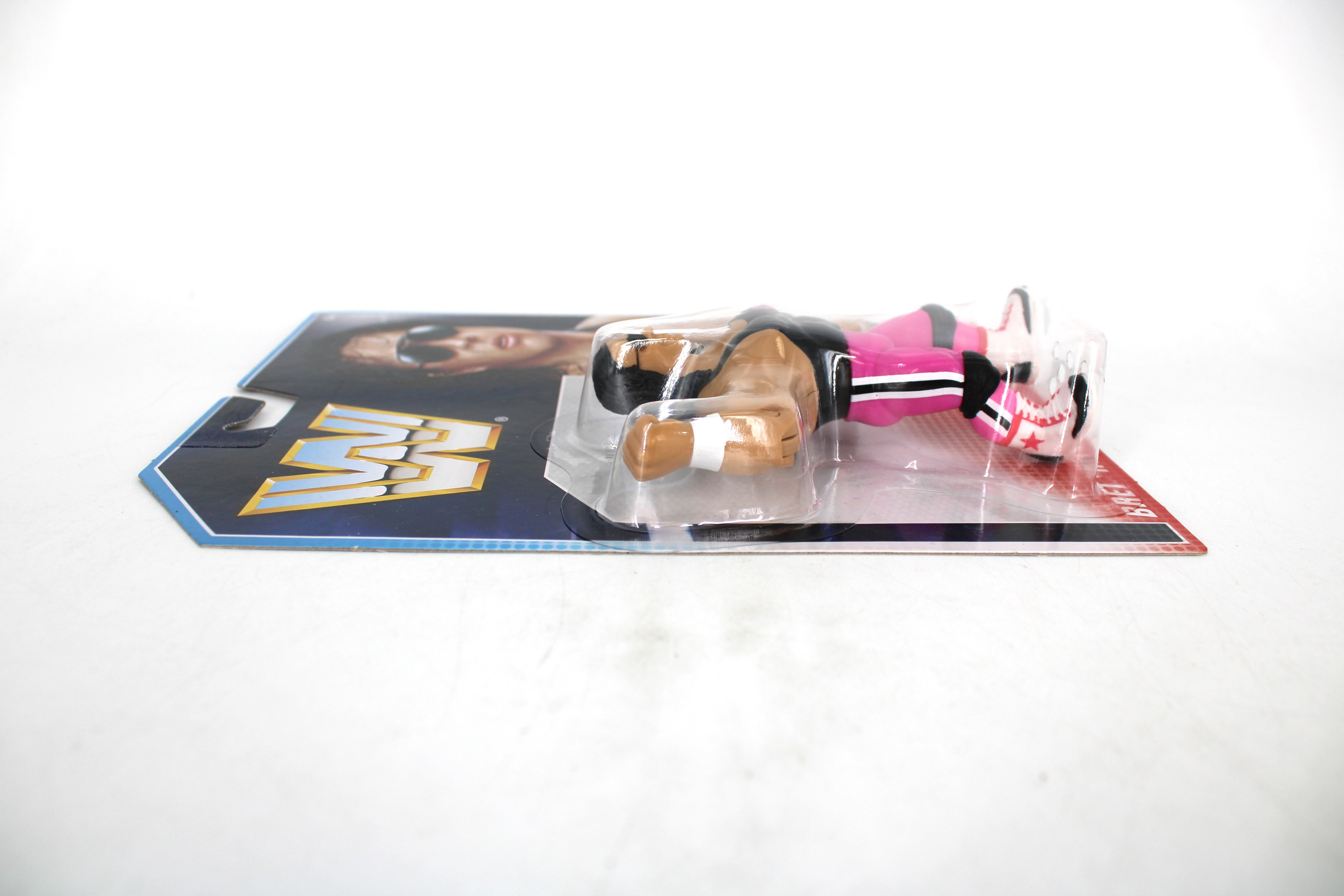 Bret Hit Man Hart WWE Retros Carded Figure — Side View Left