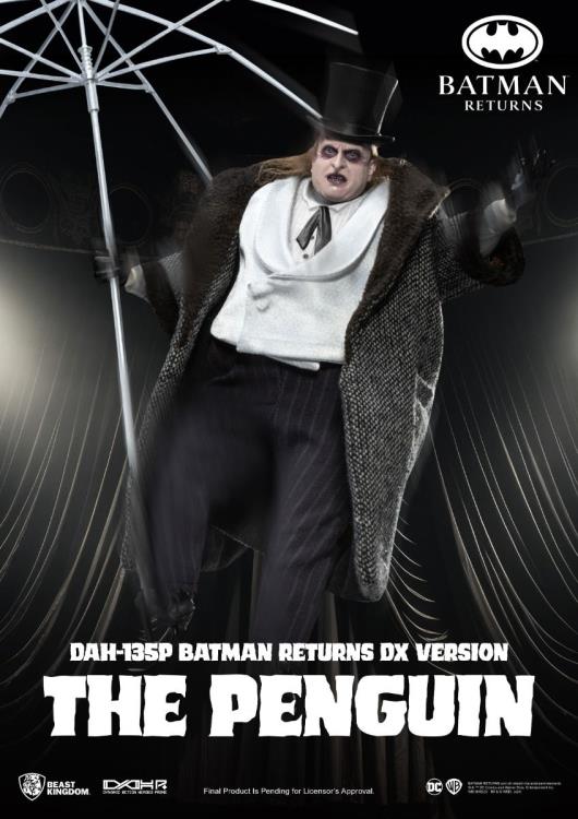 Penguin DAH-135P Batman Returns DX 8-Inch Figure — Box Art Front with Batman Returns Branding