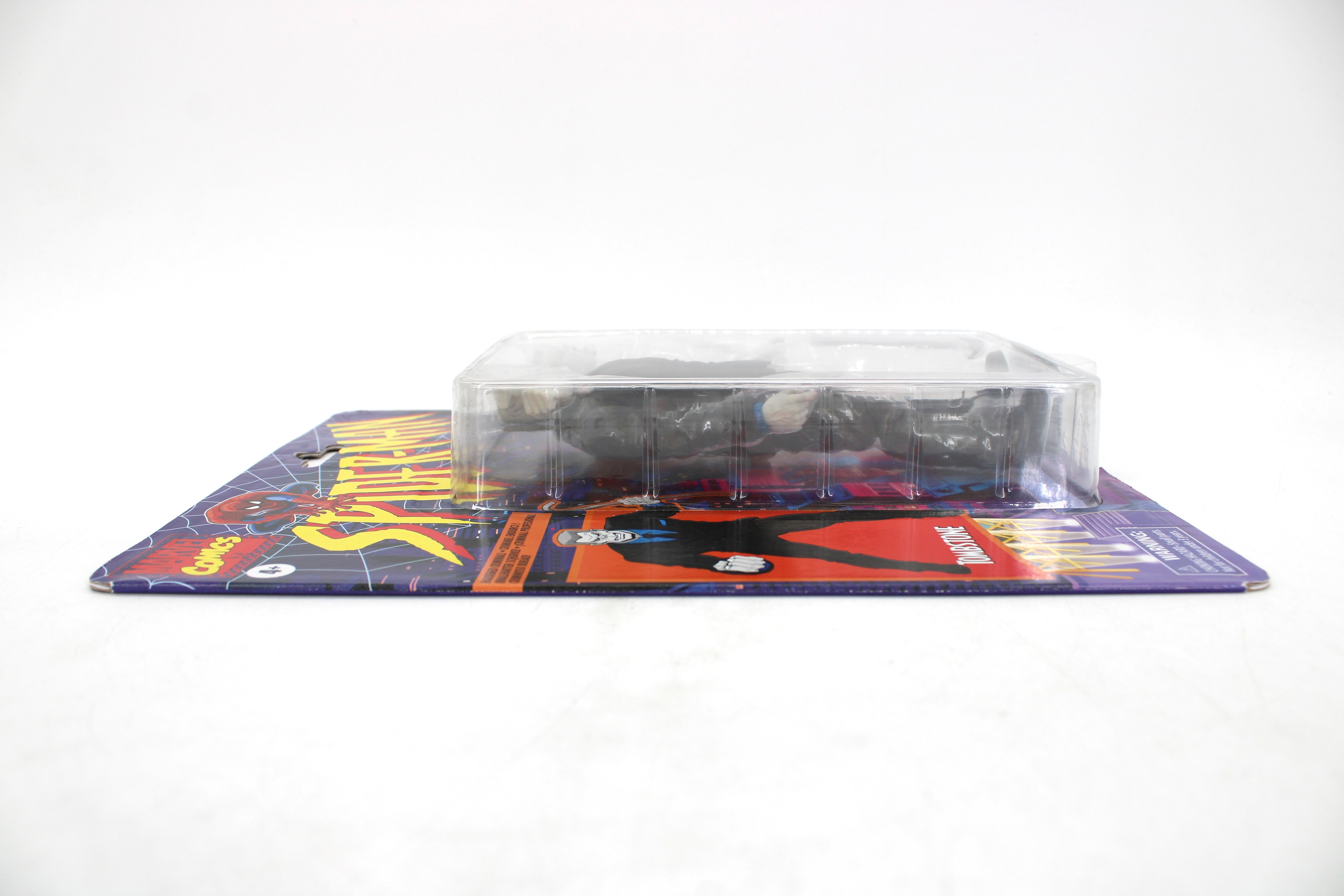 Tombstone Marvel Legends Spider-Man Retro Carded 6-Inch Figure — Side View Left