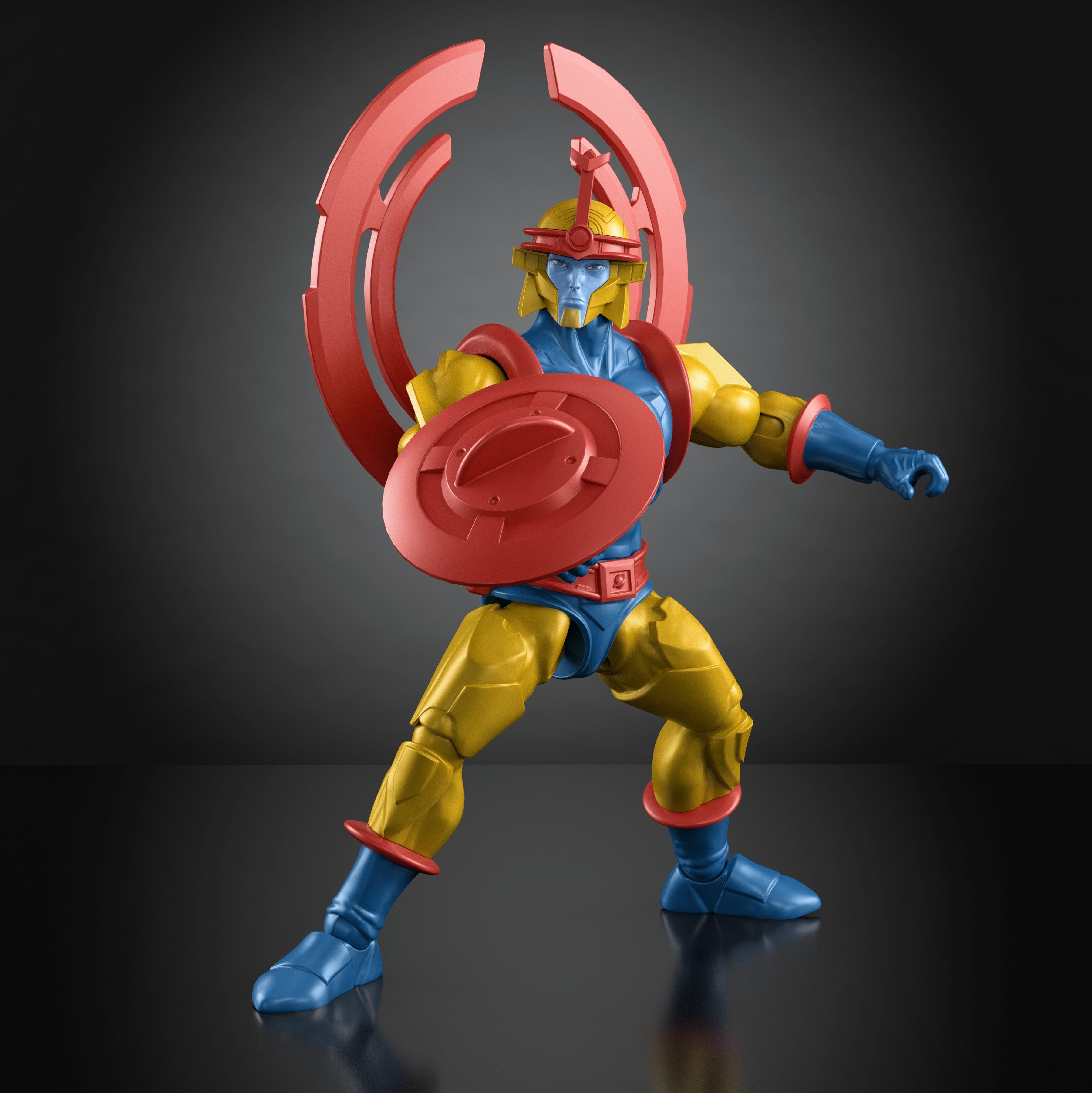 Sy-Klone MOTU Origins 5.5-Inch Figure — Action Pose with Shield and Ring Attachment