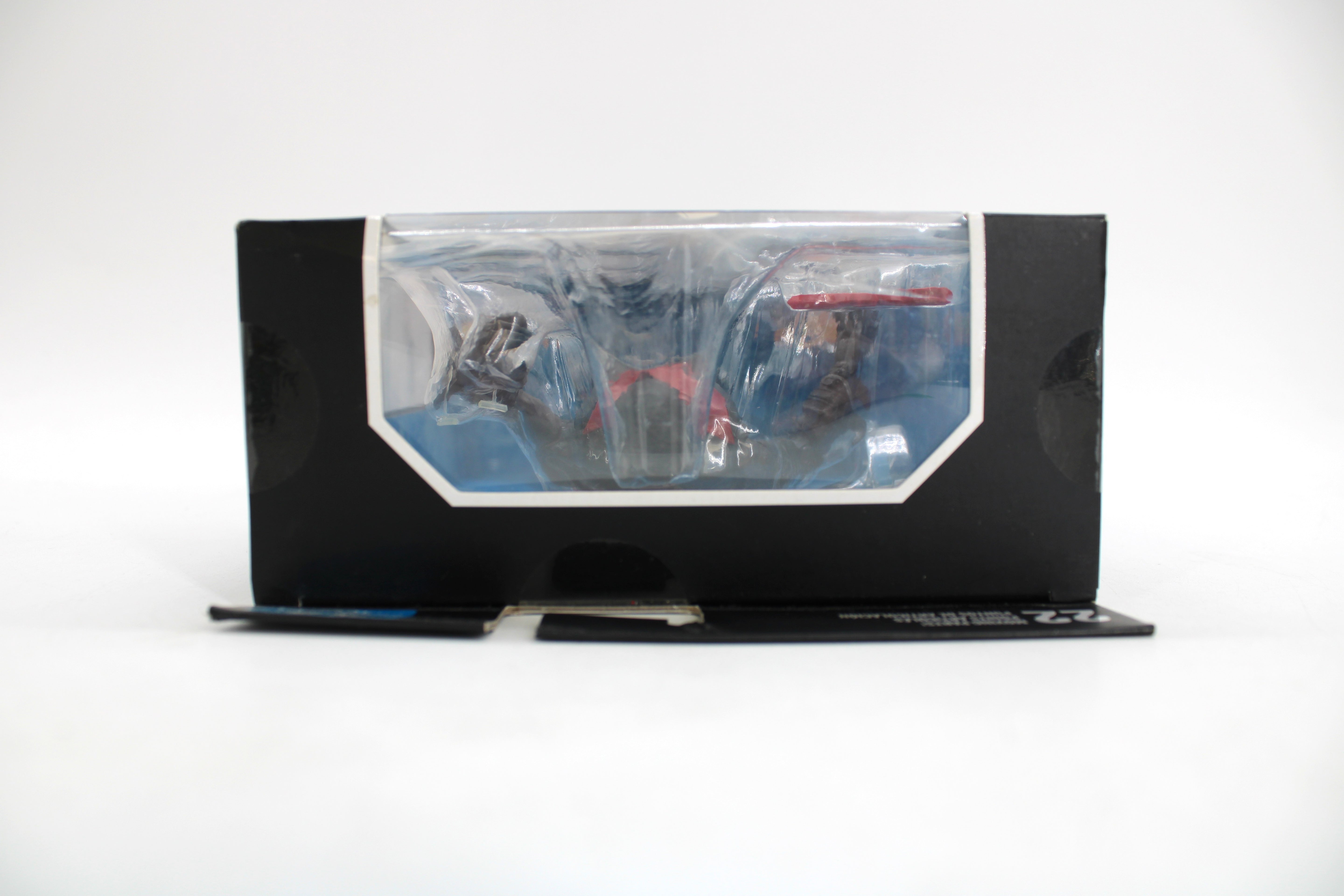 Batman Beyond DC Multiverse Figure — Bottom View Showing Tray and Accessories Detail
