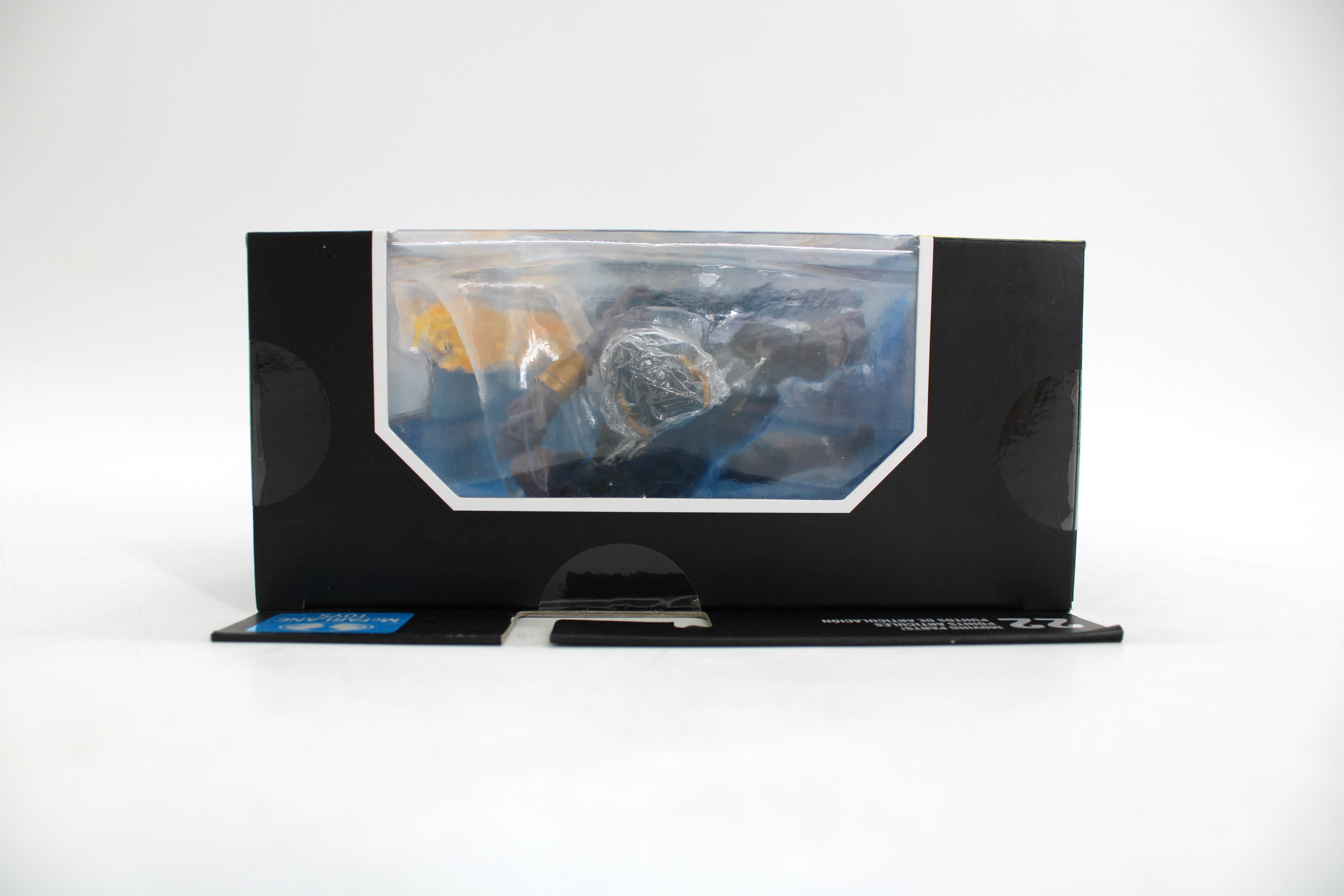 Dark Flash Speed Metal DC Multiverse Gold Label 7-Inch Figure — Package Bottom View with Tray Contents