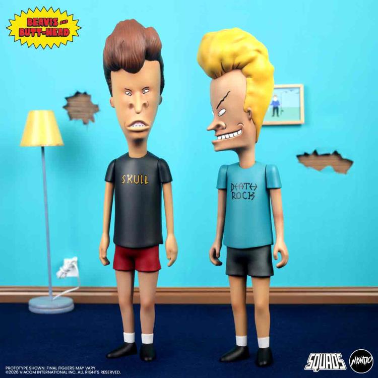Beavis and Butt-Head Mondo Squads 9-Inch Figure Set — Official Product Shot with Branding