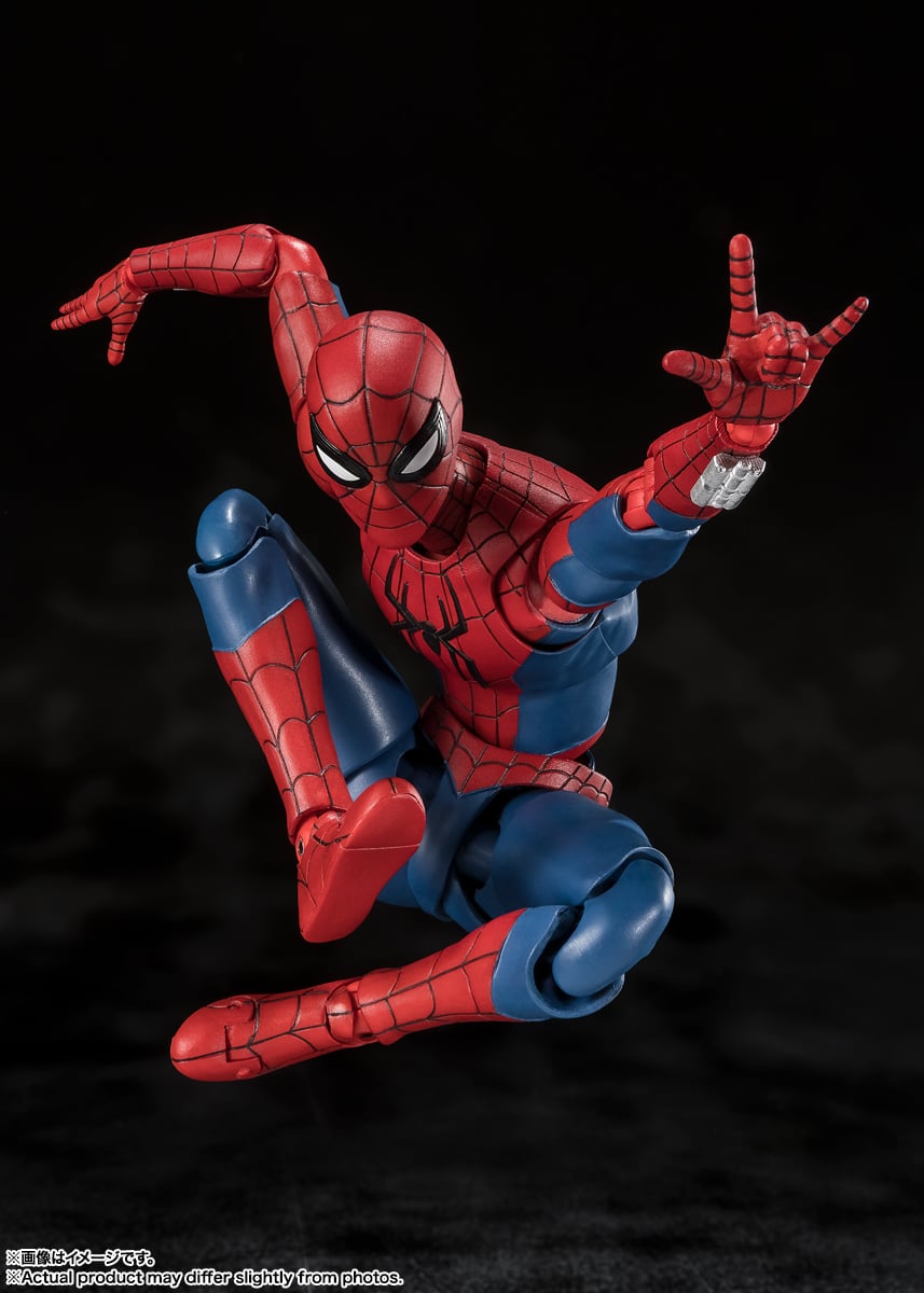 Spider-Man Brand New Day S.H.Figuarts 6-Inch Figure — Airborne Web-Shooting Pose