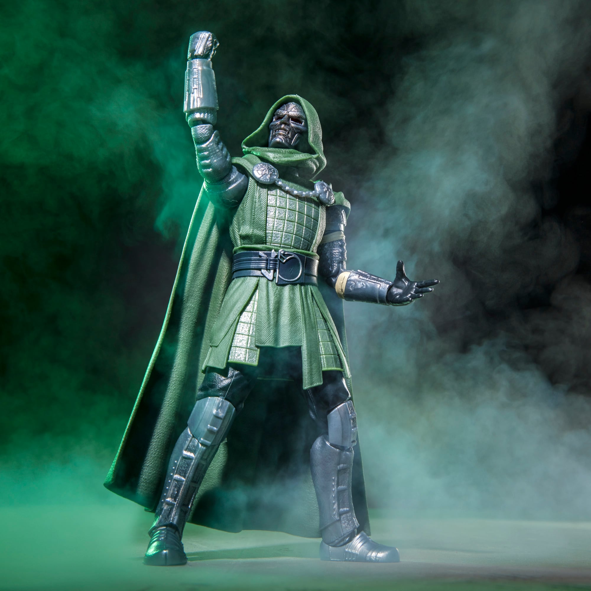 Doctor Doom Marvel Legends 6-Inch Figure — Raised Fist Articulation Pose