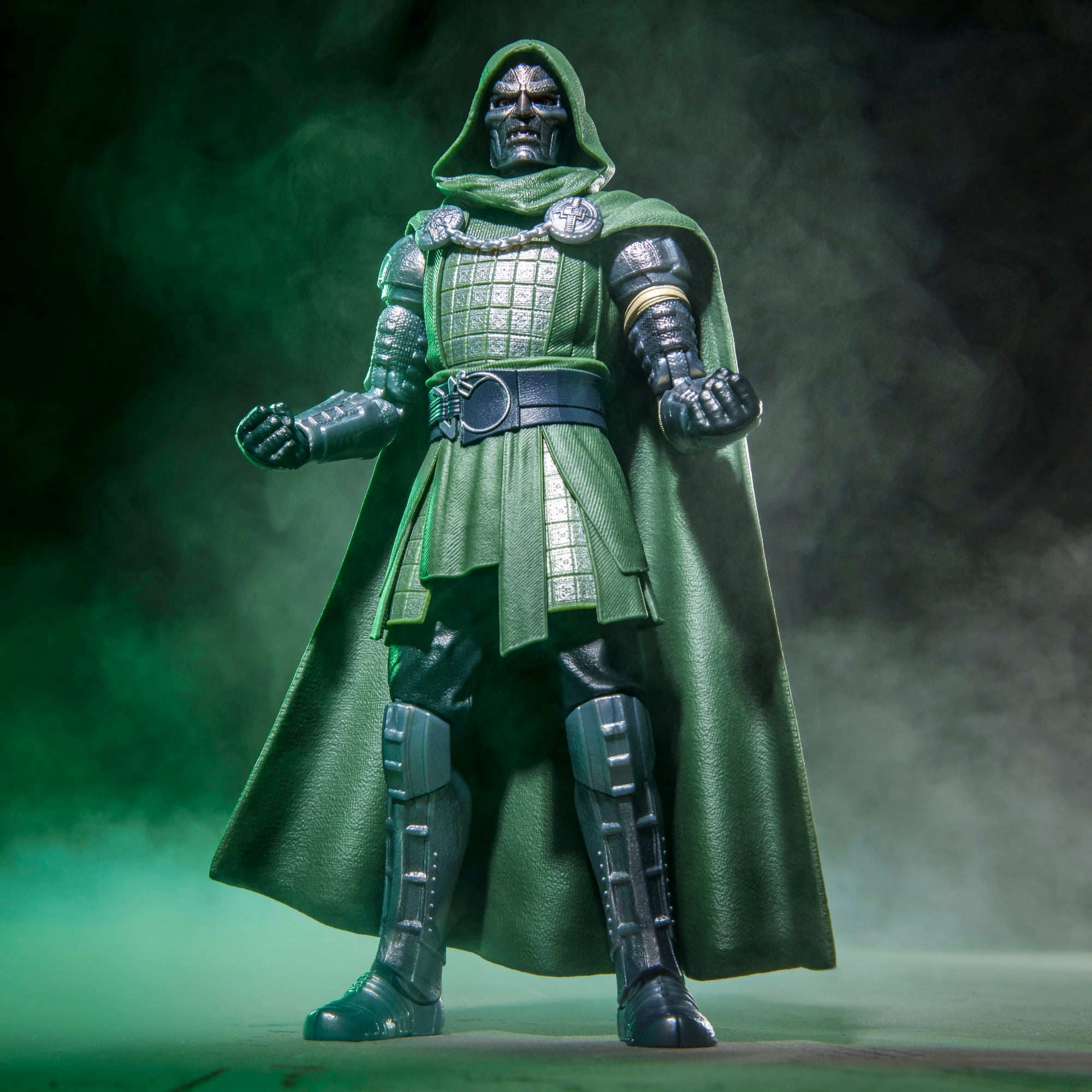 Doctor Doom Marvel Legends 6-Inch Figure — Full Body Front View