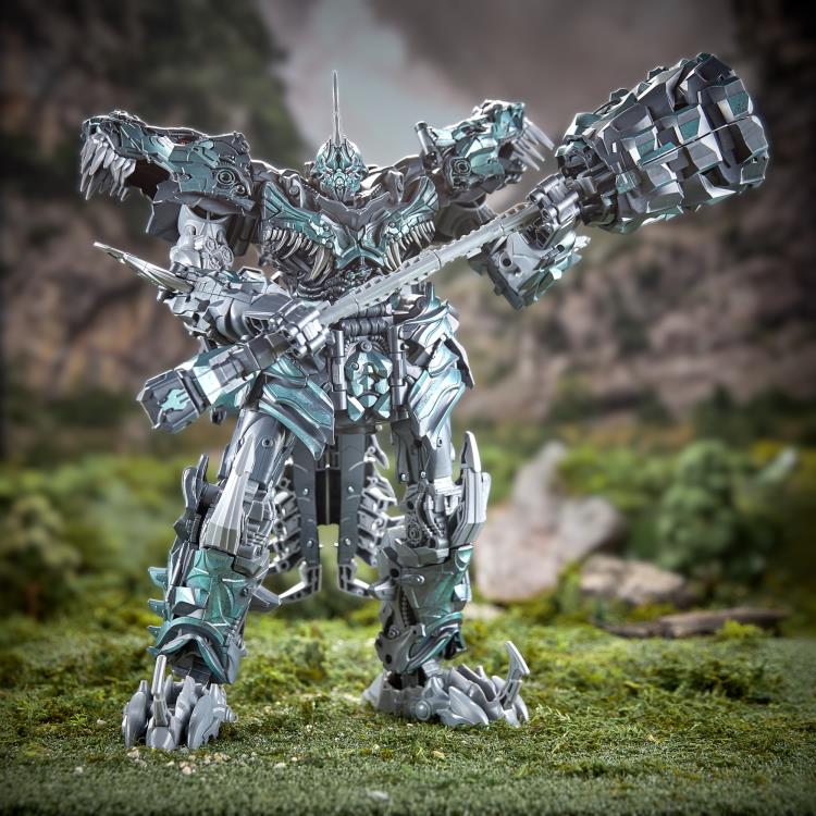 Grimlock Studio Series Titan Class Figure — Articulation Pose with Mace Extended Forward