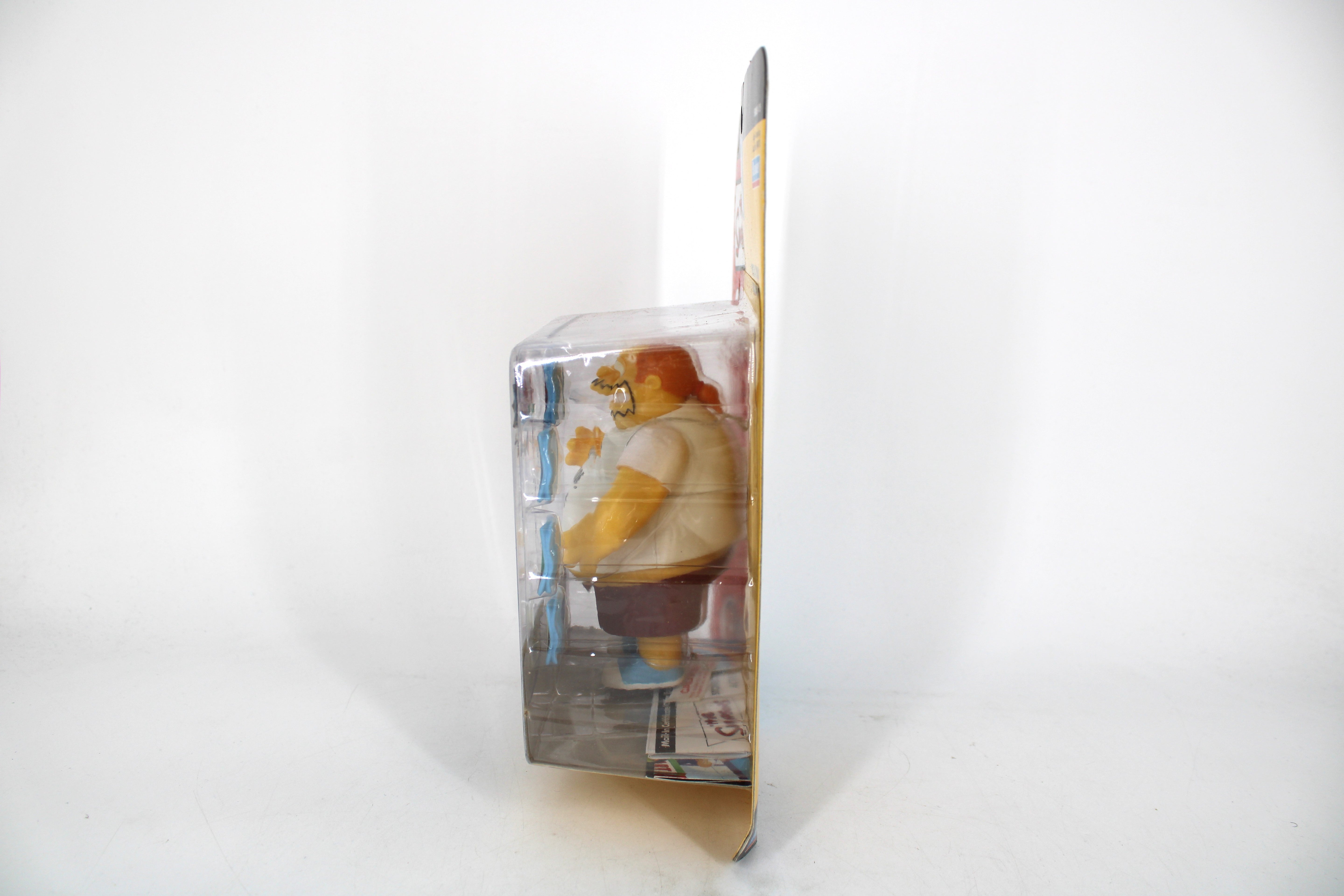 Comic Book Guy World of Springfield Series 15 Figure — Side View Right Showing Radioactive Man Mini-Comics