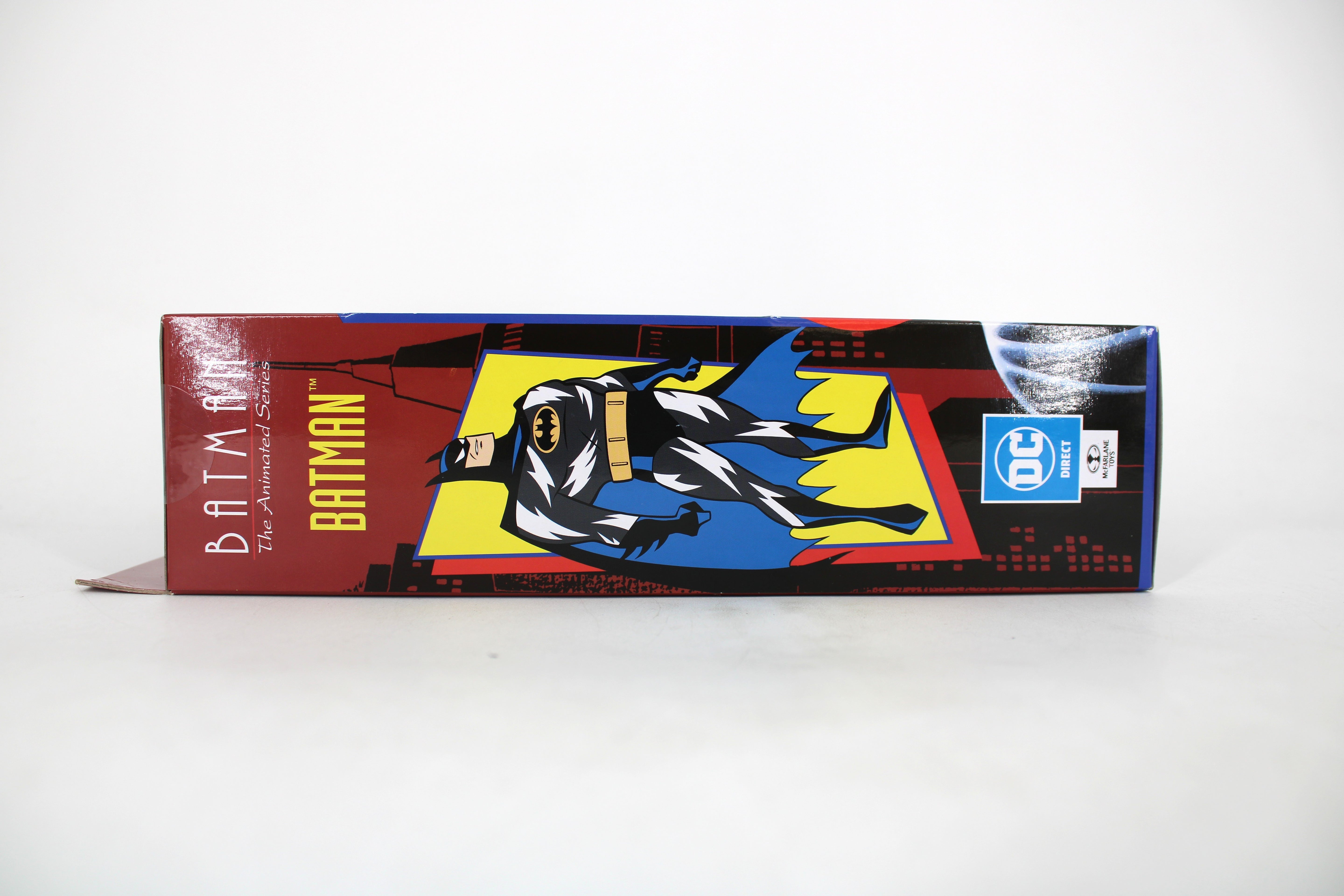 Lightning Strike Batman BTAS DC Direct Wave 3 Figure — Box Side with DC Direct Badge