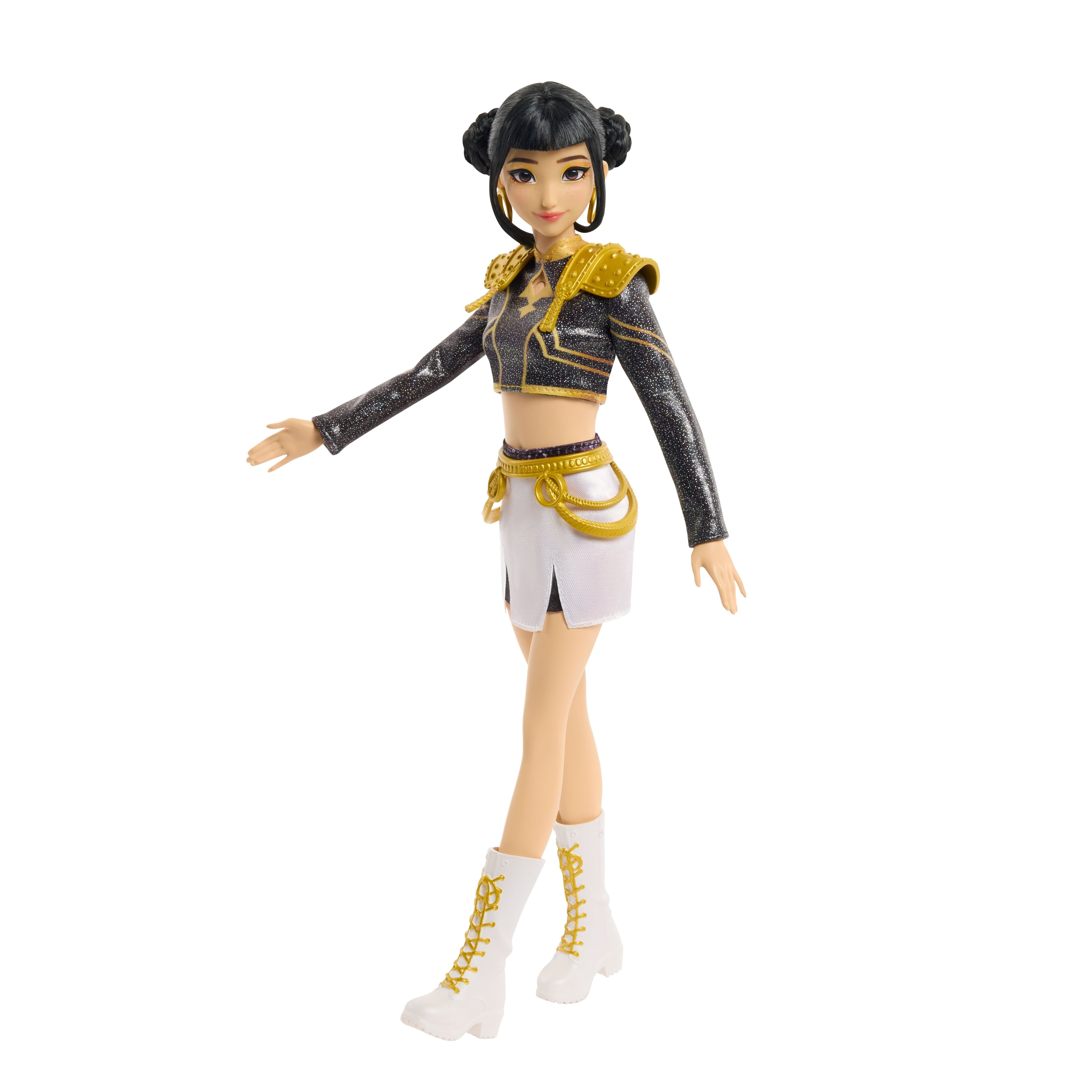 Zoey KPop Demon Hunters HUNTR/X Singing Fashion Doll — Side View
