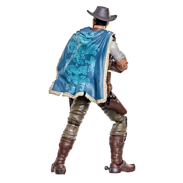 Sundown GI Joe Classified Series 6-Inch Figure — Back View Showing Mesoamerican Poncho Print