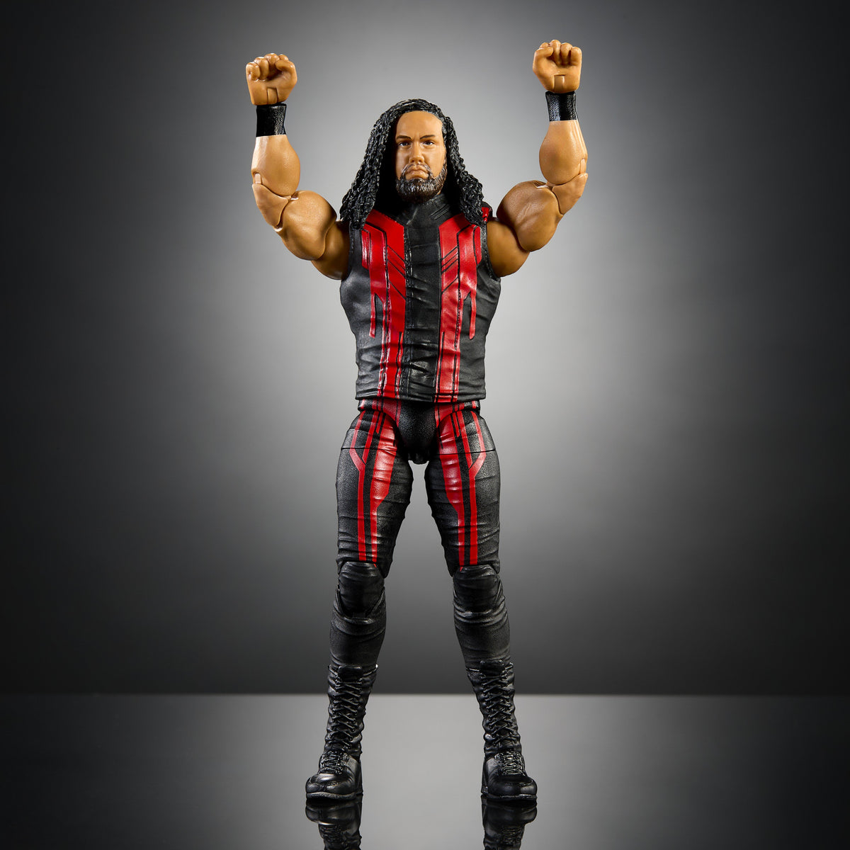 Talla Tonga WWE Elite Series 128 6-Inch Figure — Front View Arms Raised