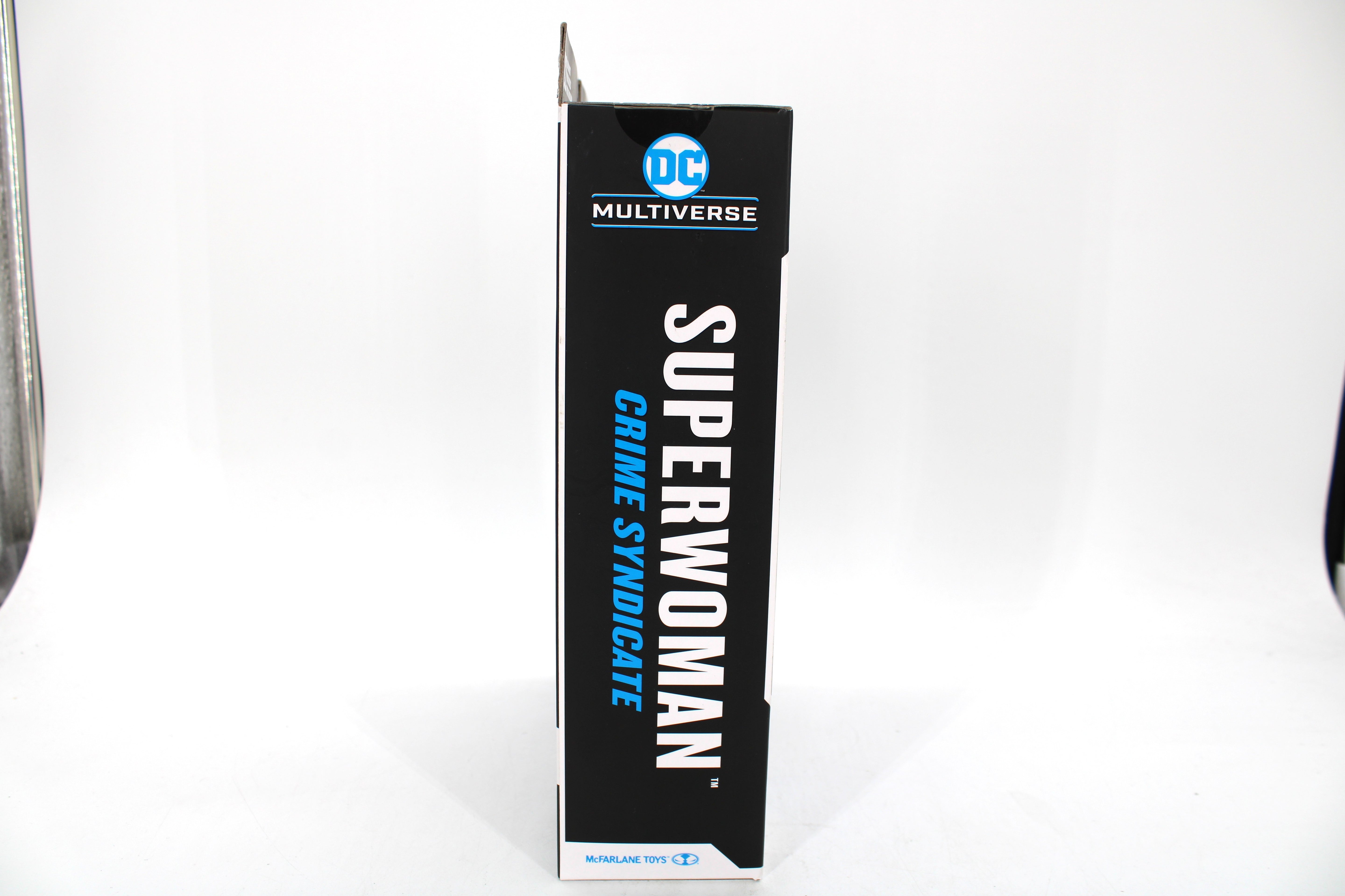 Superwoman Crime Syndicate DC Multiverse 2022 McFarlane — Box Side View with Character Name Panel