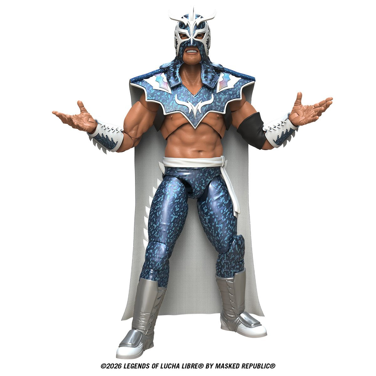 Ultimo Dragon Legends of Lucha Libre 6-Inch Figure — Ring Entrance Pose with Open Hands