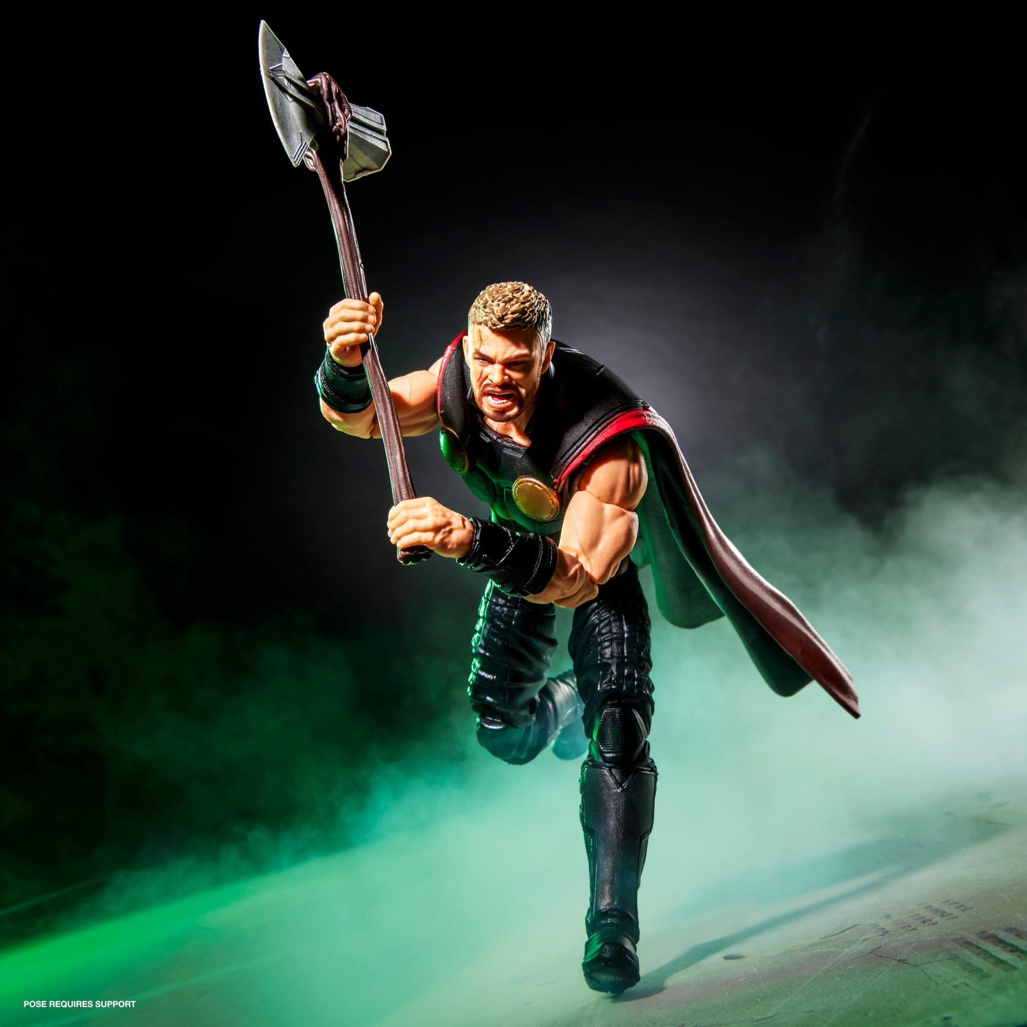Thor Avengers Doomsday Marvel Legends 6-Inch Figure — Articulation Pose Running with Stormbreaker