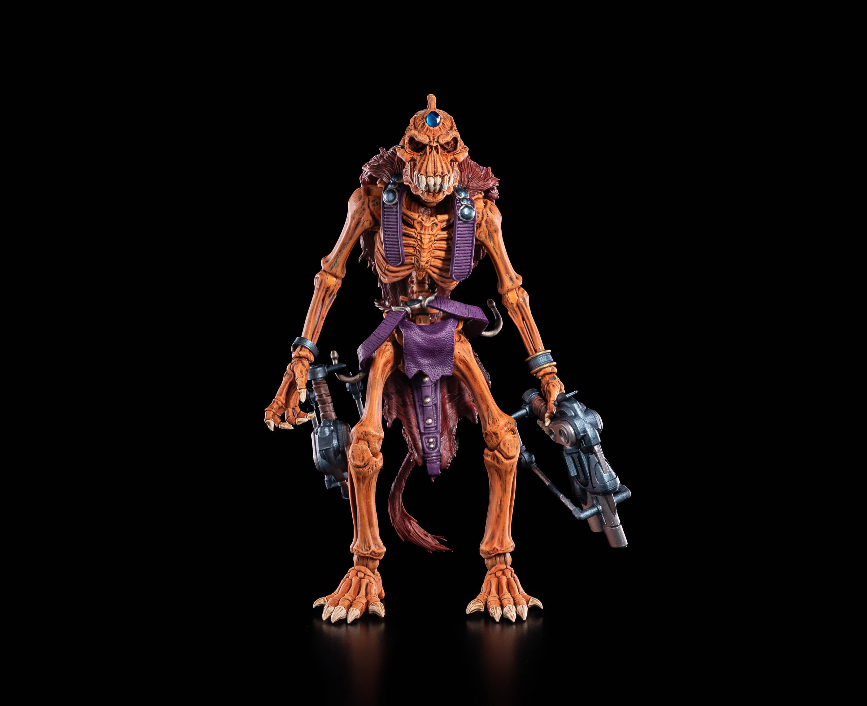 Claw Skeleton Warriors Infinite Legions 6-Inch Figure — Front View with Pistols at Sides