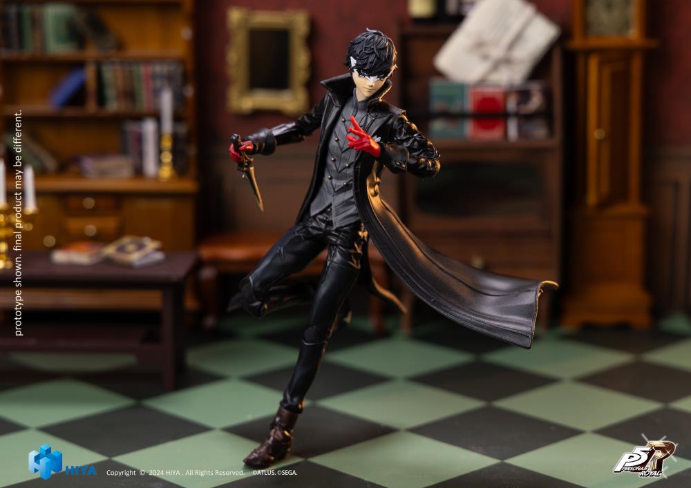 Joker Persona 5 Exquisite Basic 6-Inch Figure — Articulation Pose Wired Coat in Motion