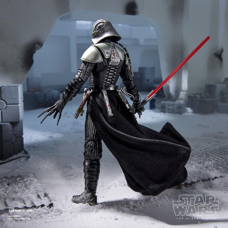 Lord Starkiller Black Series 6-Inch Figure — Back View Soft Goods Cape Detail