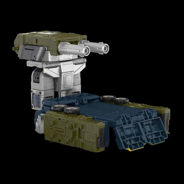 Onslaught Age of the Primes Trailer Mode Mid-Transformation — Turret and Flatbed Detail