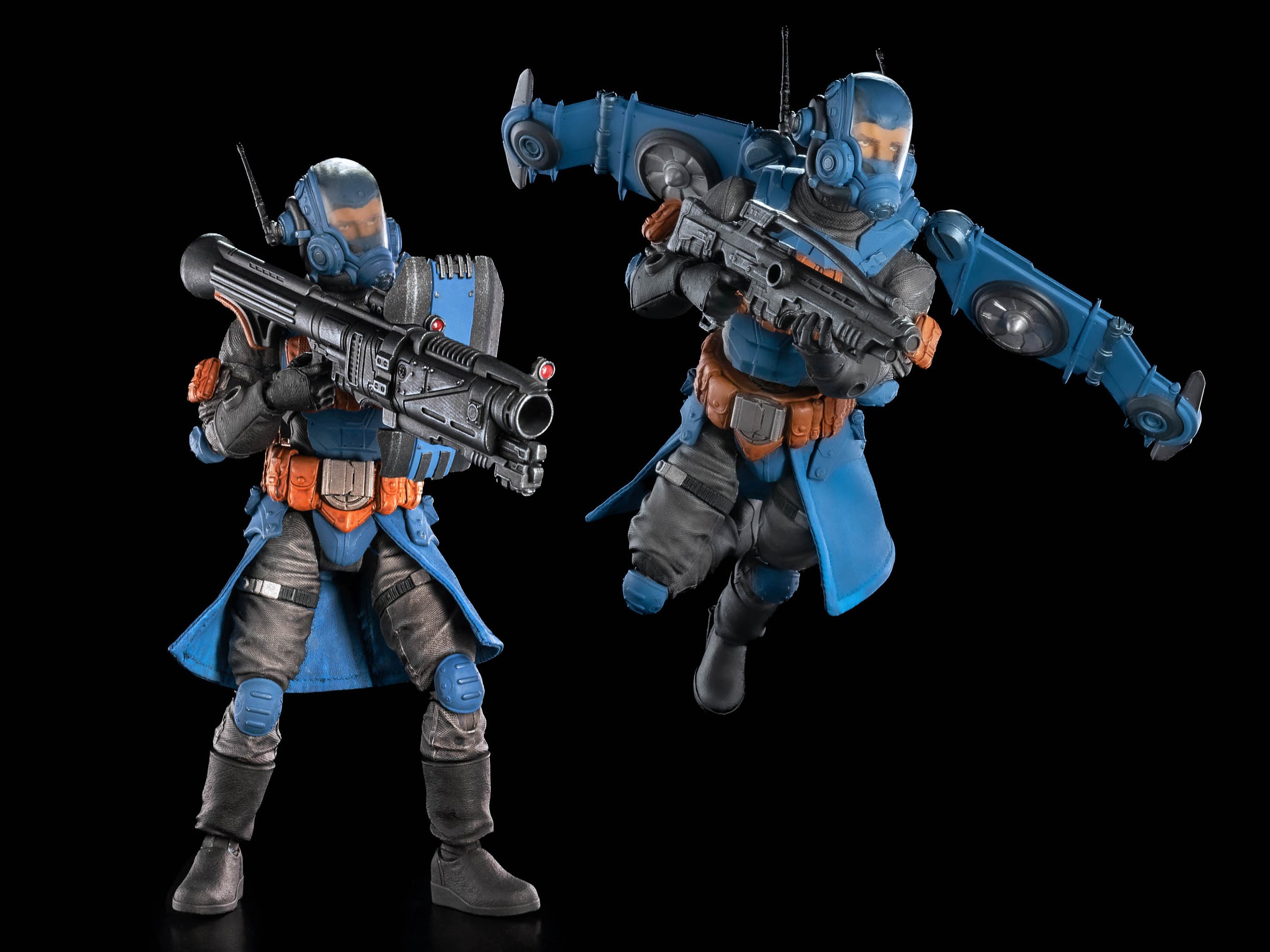 Mortal Thorn Mission Pack Cosmic Legions 6-Inch — Ground Strike and Flight Configuration Side by Side
