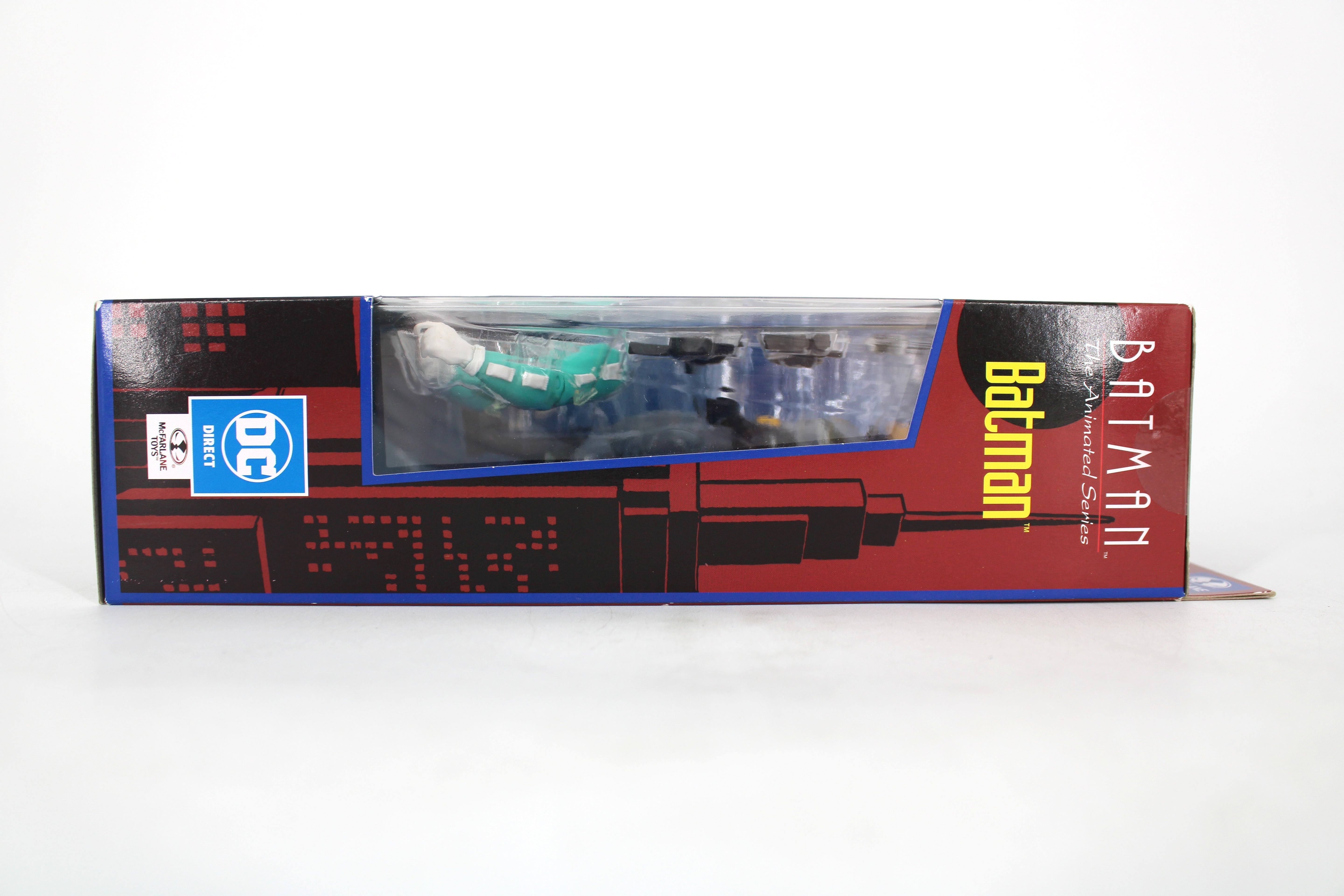 Batman Batman: The Animated Series DC Direct x McFarlane Toys — Side View with Bubble Detail and Series Branding