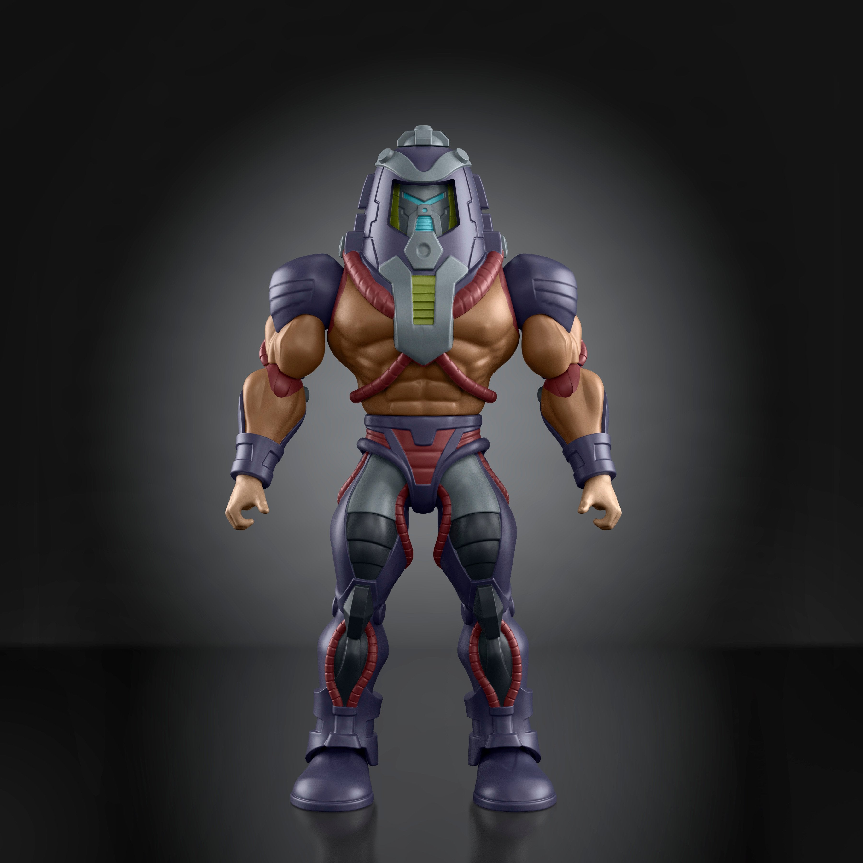 Man-E-Faces MOTU Origins 200X Deluxe 5.5-Inch Figure — Front View Showing Robot Face Detail
