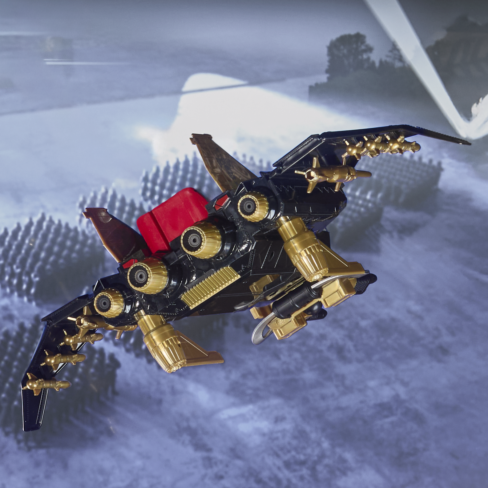 Destro & Iron Grenadier Classified Series 6-Inch Despoiler Set — Side View of Despoiler Aircraft in Flight Pose