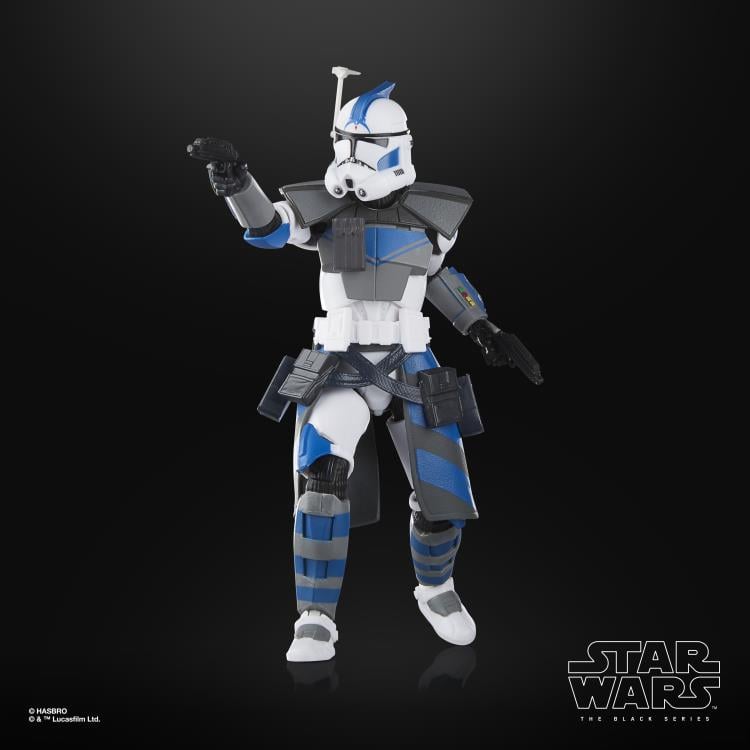 ARC Trooper Fives Black Series 6-Inch Figure — Front View with Blaster Raised