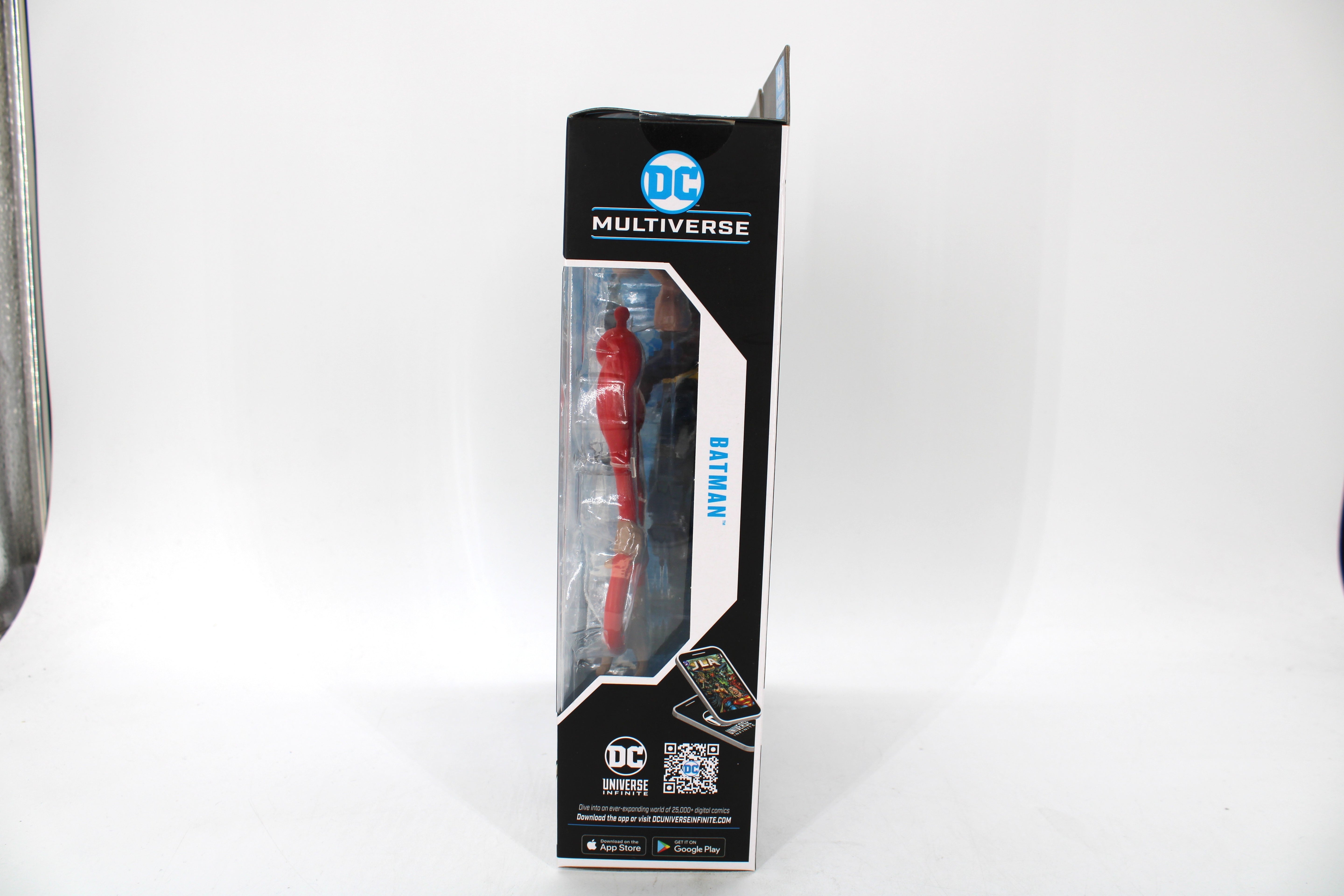 Batman JLA DC Multiverse 7-Inch Figure — Opposite Side View Showing Plastic Man BAF Piece