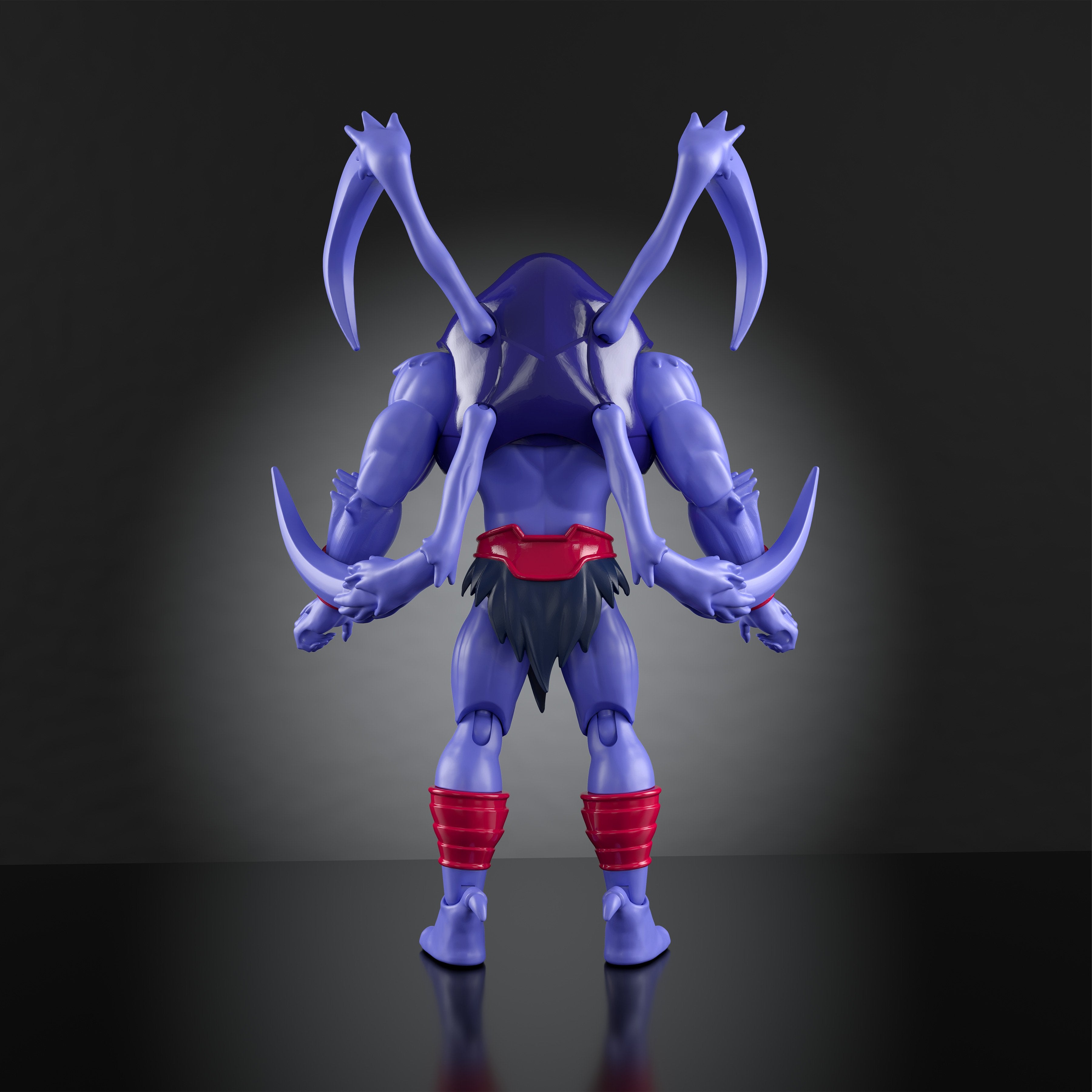 Webstor Masters of the Universe Origins 5.5-Inch Figure — Back View Showing Spider Leg Detail